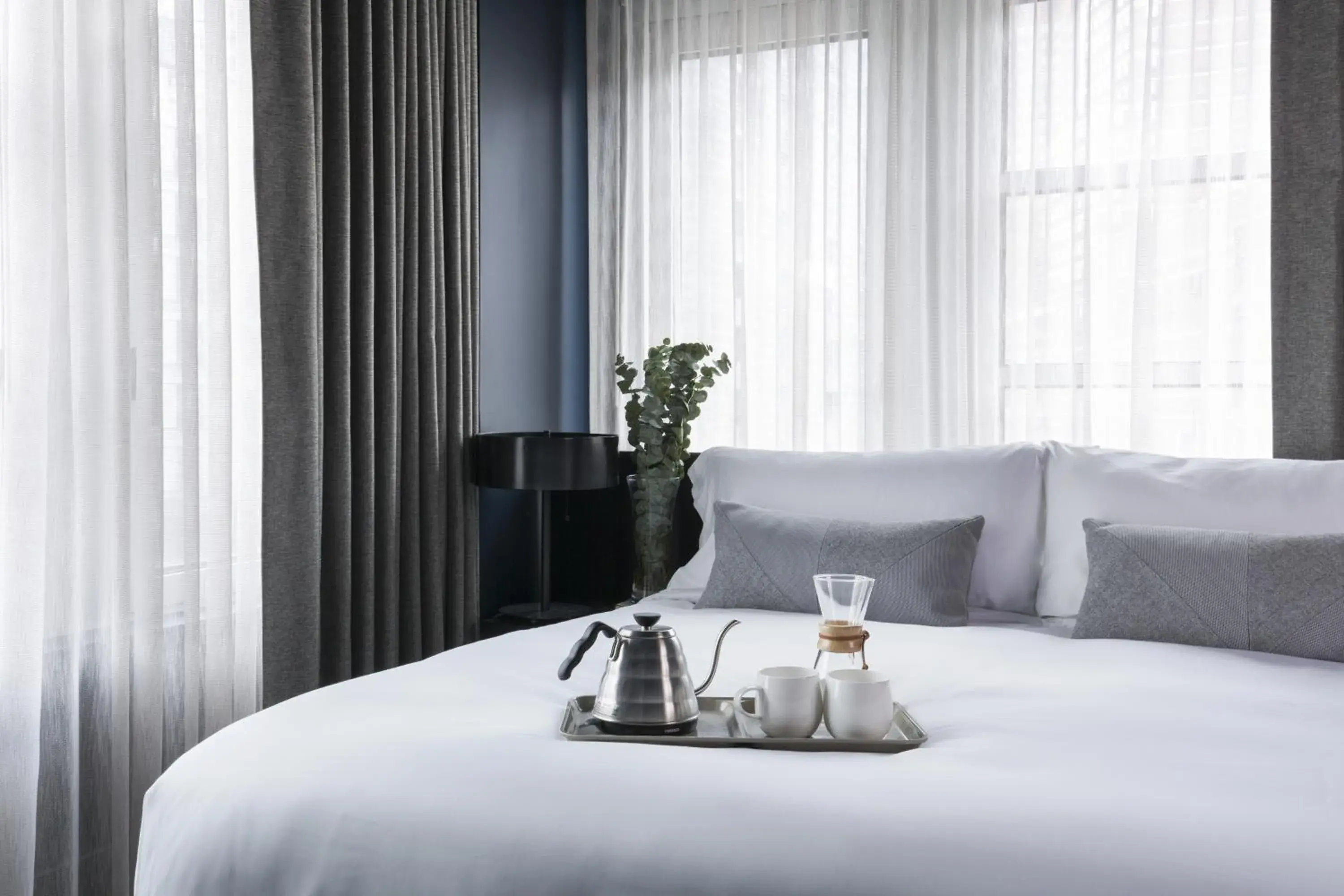 Day, Bed in The Tillary Hotel Brooklyn Day, Bed in The Tillary Hotel Brooklyn