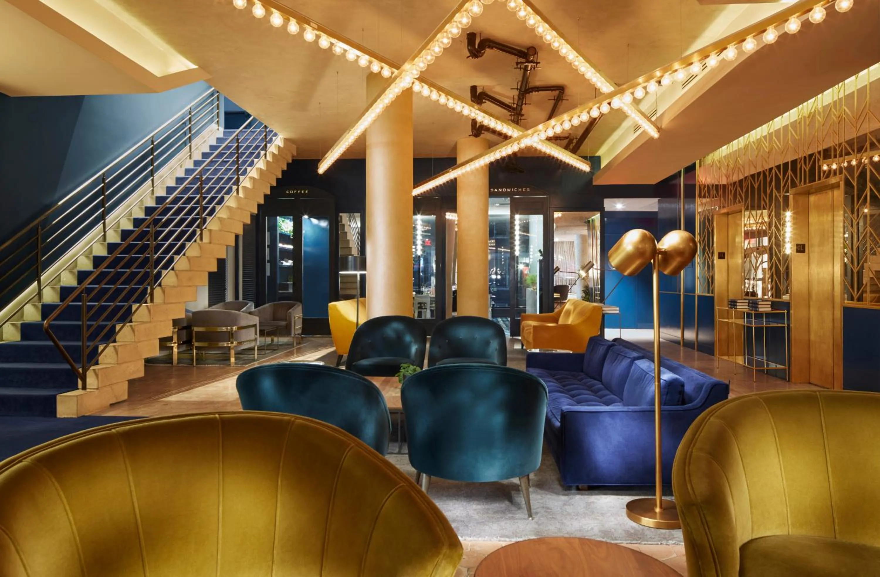 Lobby or reception in The Tillary Hotel Brooklyn