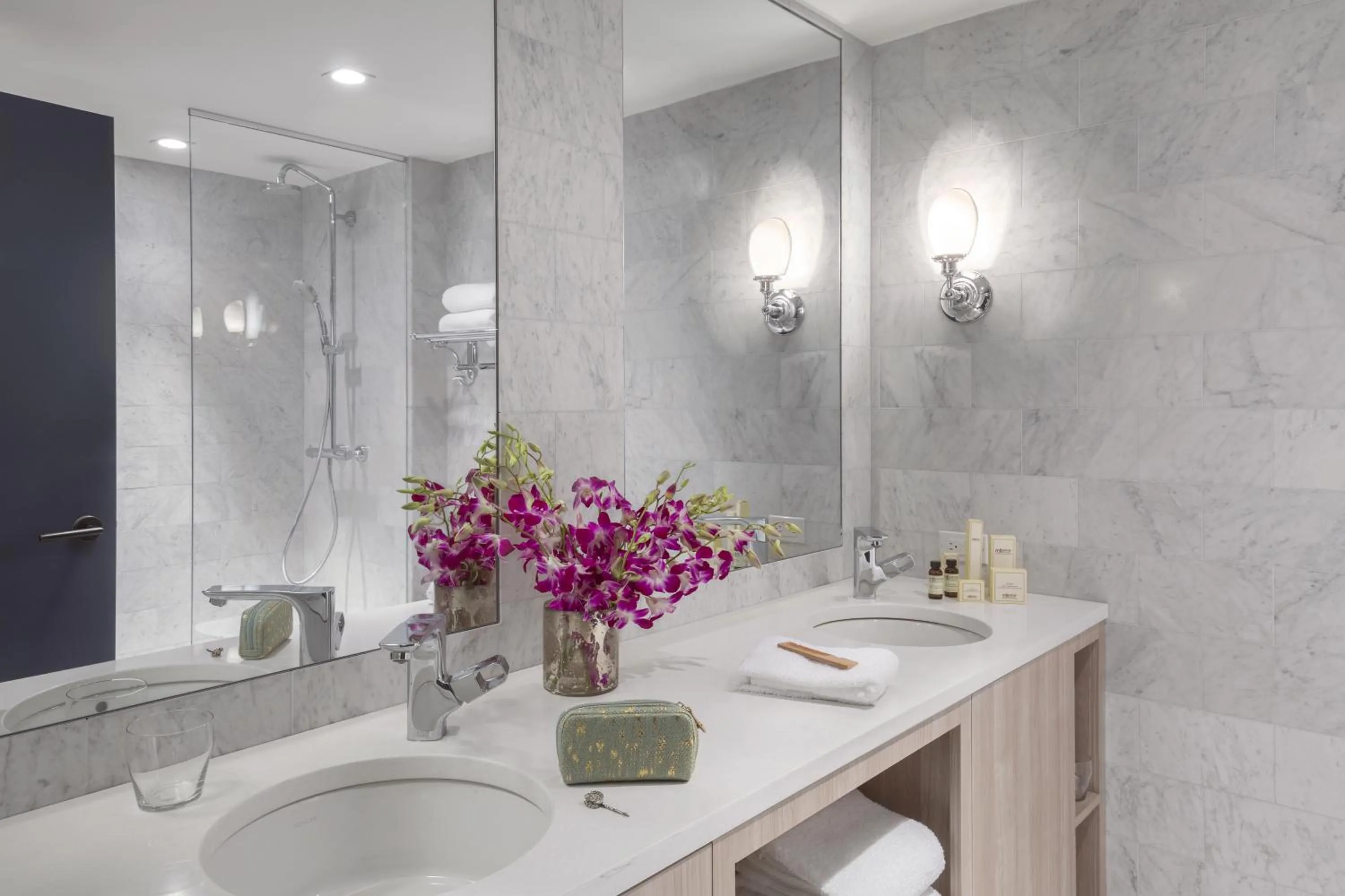 Bathroom in The Tillary Hotel Brooklyn