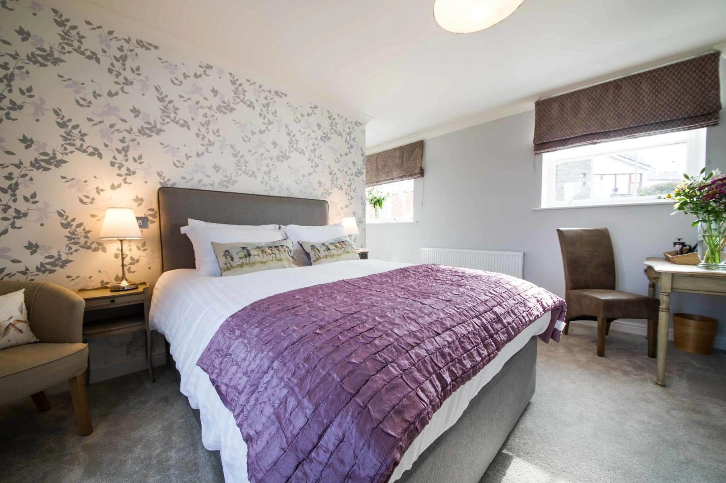 View (from property/room), Bed in The Hare and Hounds, Levens