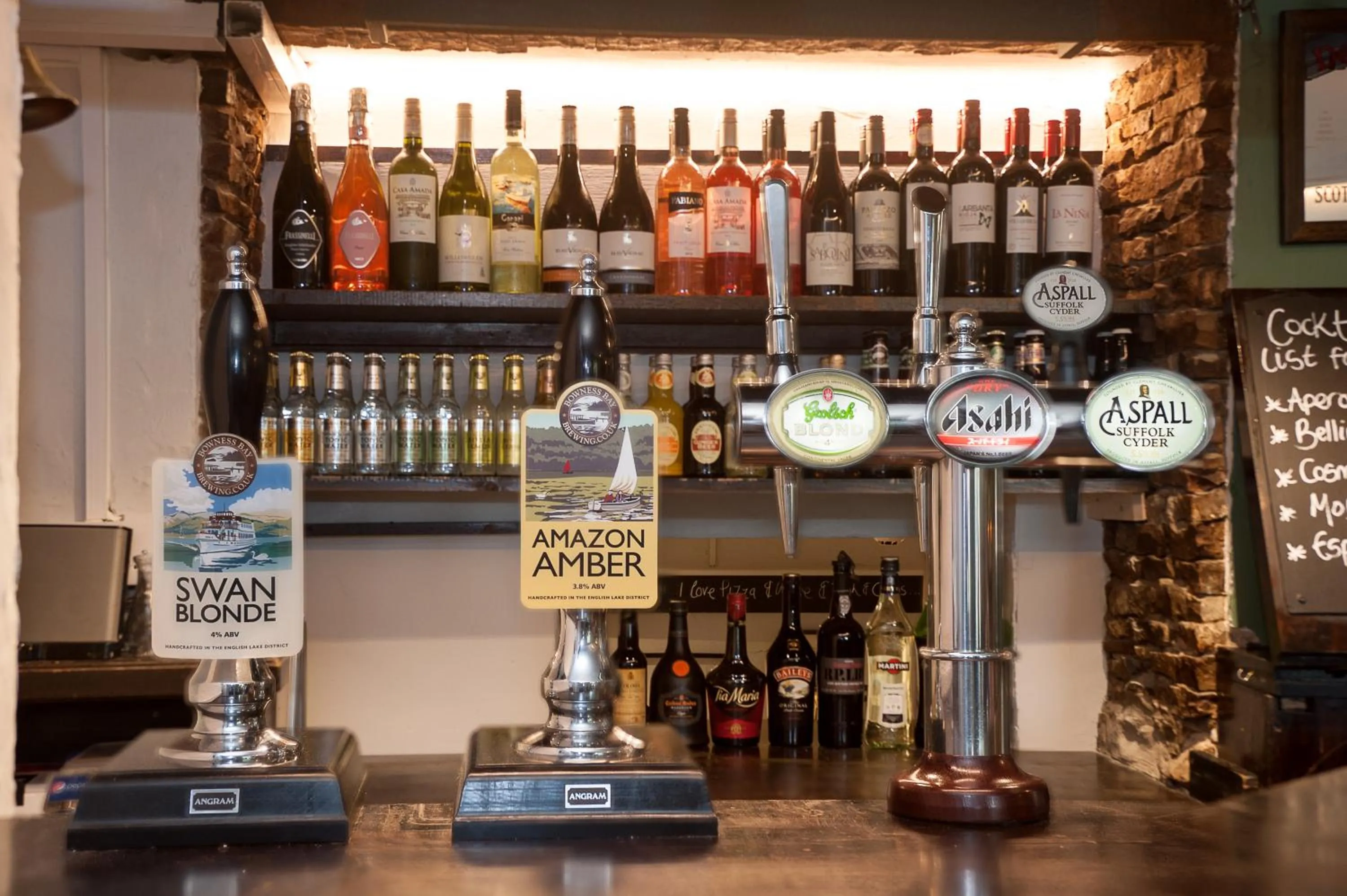 Drinks in The Hare and Hounds, Levens