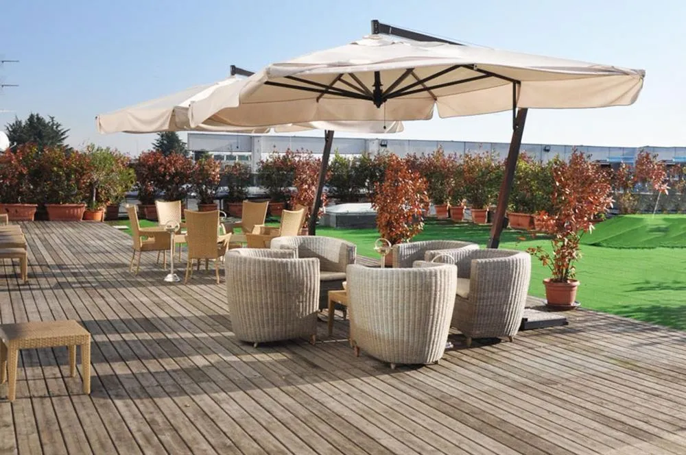 Patio in Golf Hotel Milano