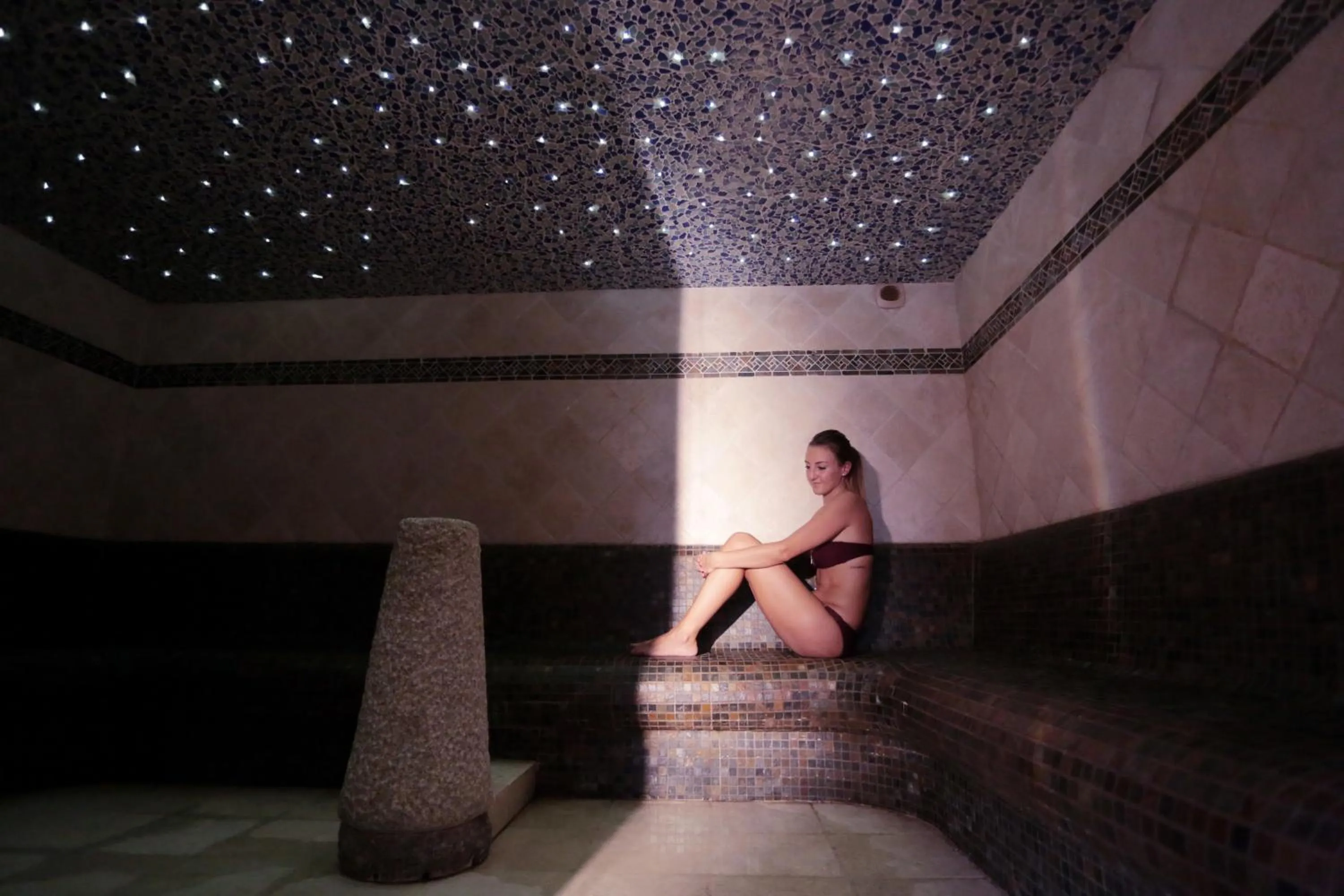 Steam room in Les Cornettes