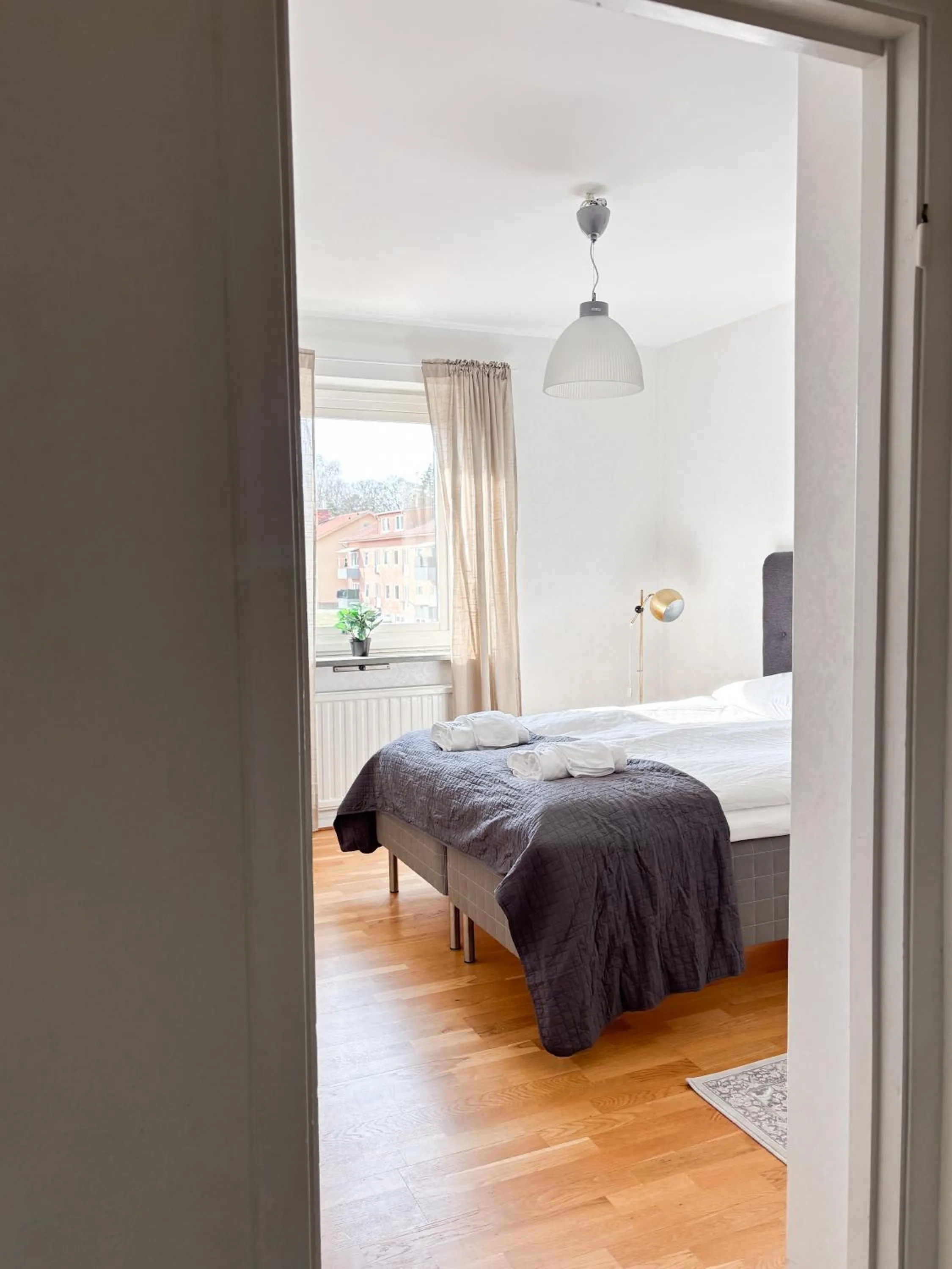 Bed in Säffle Suites by Svaneholm Hotel