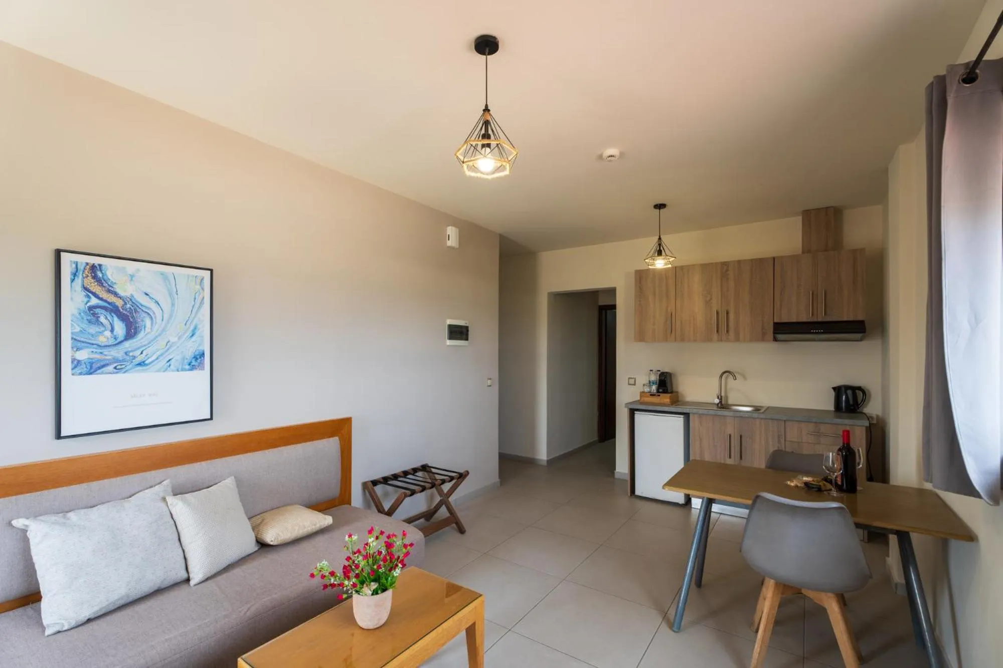 Kitchen or kitchenette in Georgia's Garden by Omilos Hotels