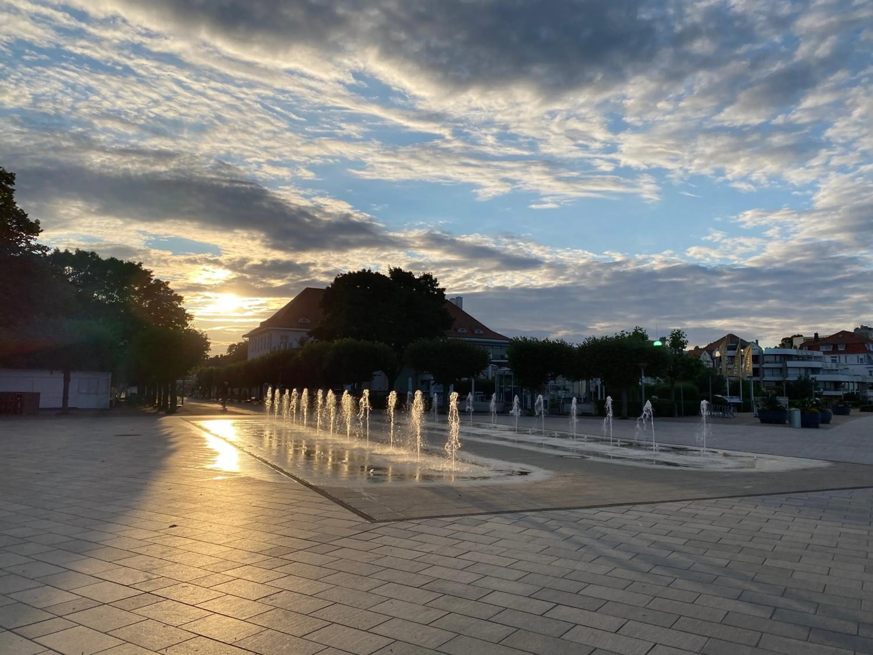 Sunset in Villa Pension Strandhaus - adults only