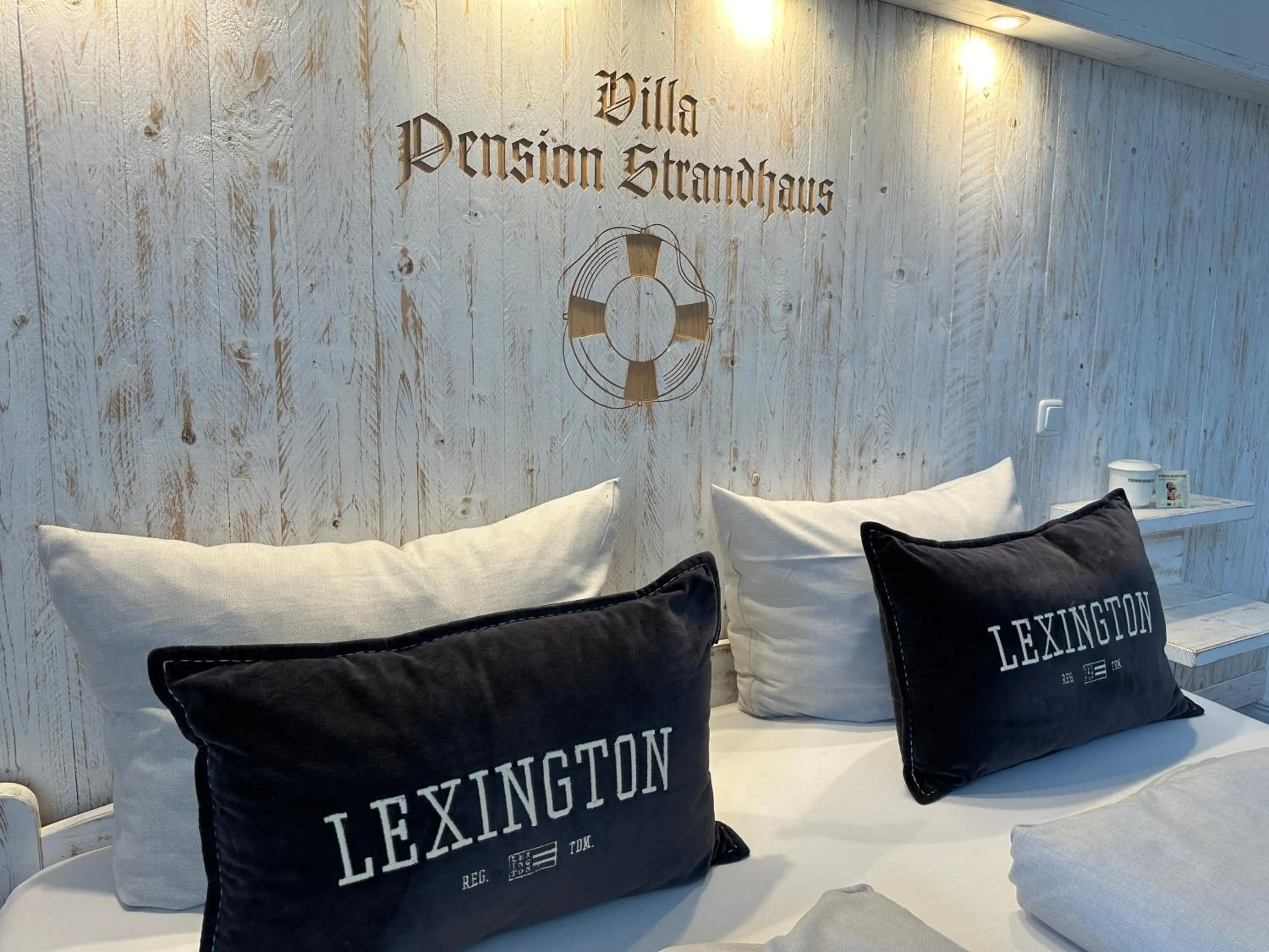 Bedroom, Bed in Villa Pension Strandhaus - adults only