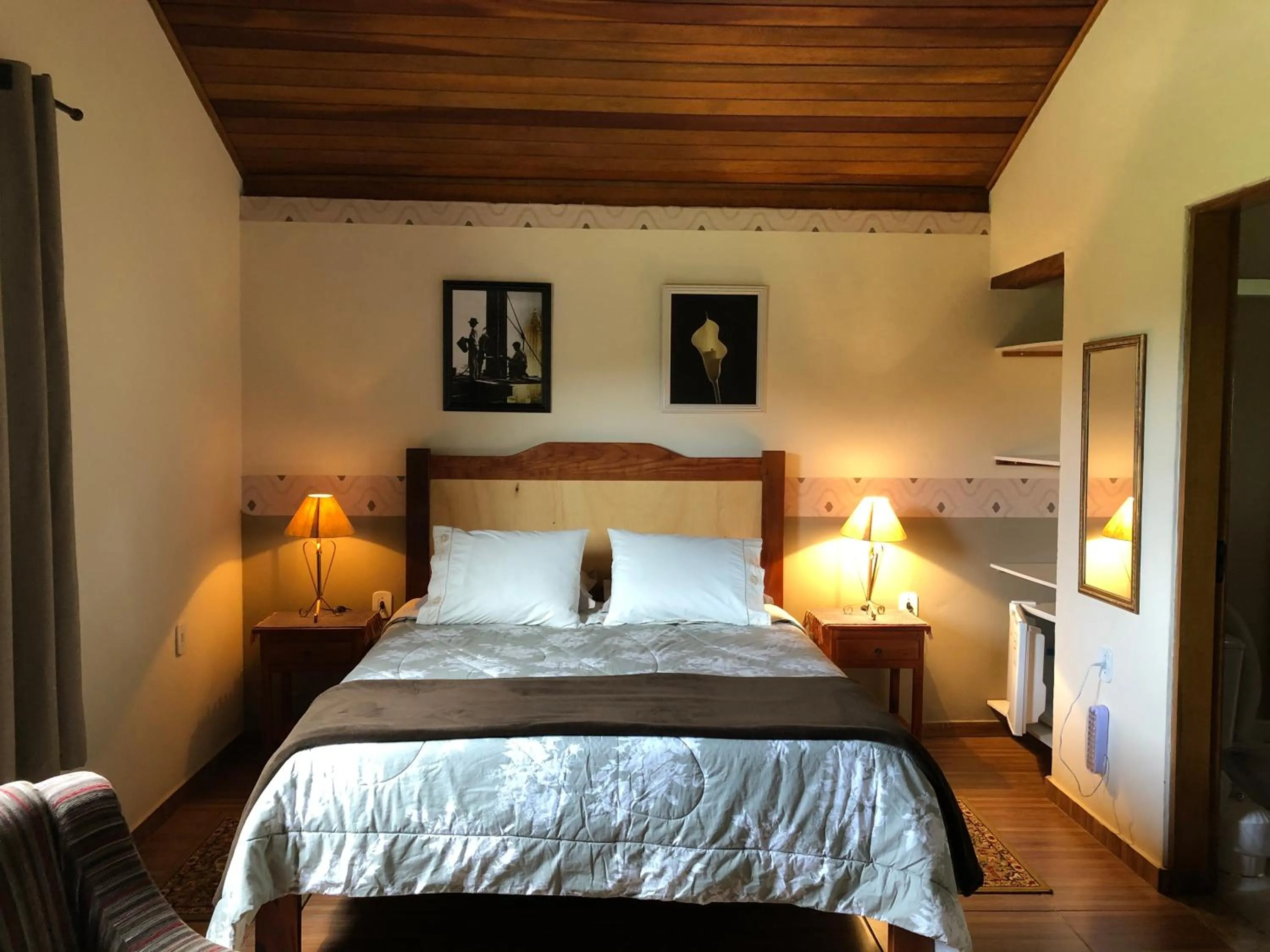 Bed in Pousada Vale dos Sonhos