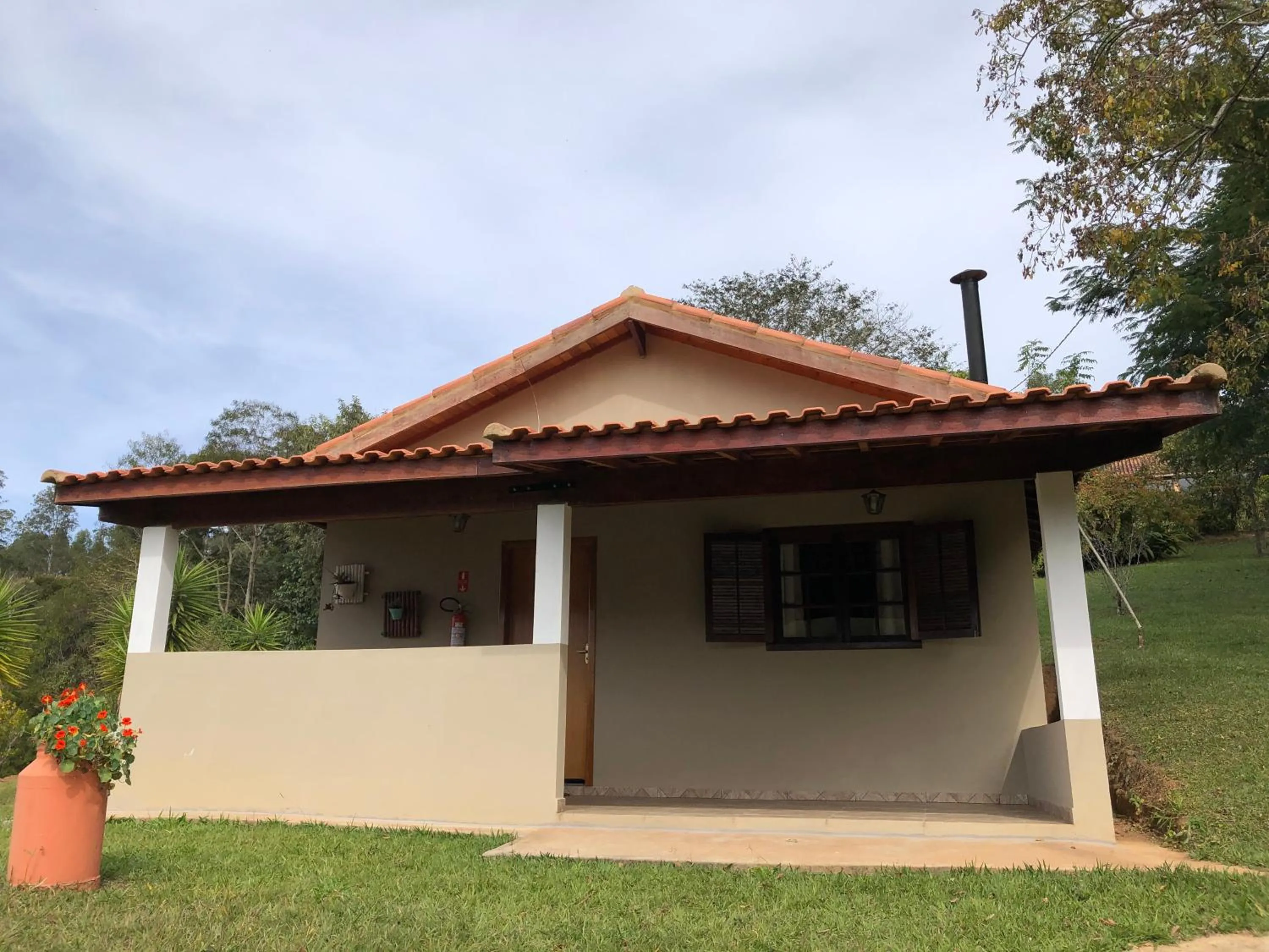 Balcony/Terrace in Pousada Vale dos Sonhos