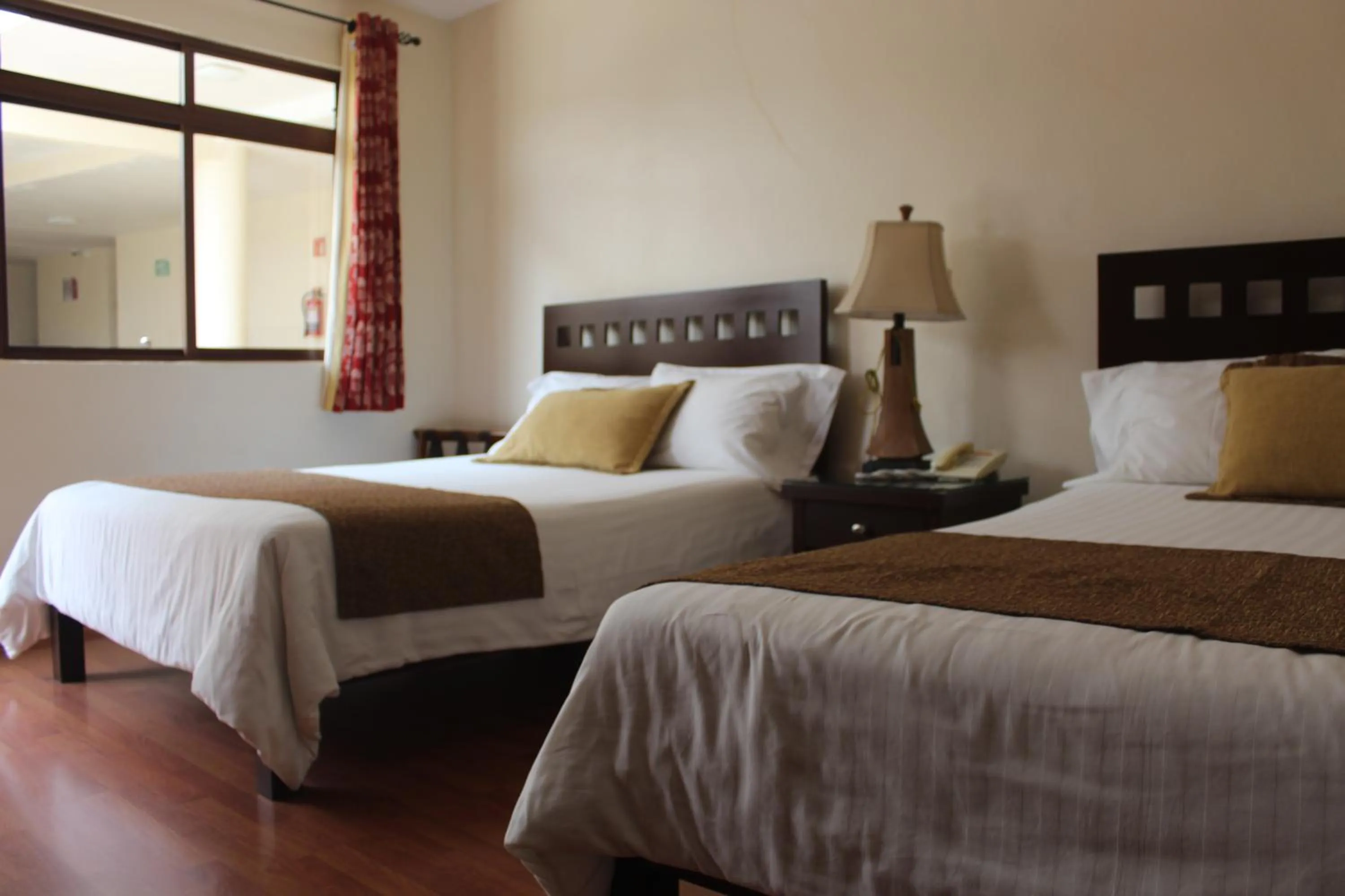 Bed in Hotel Plaza San Carlos