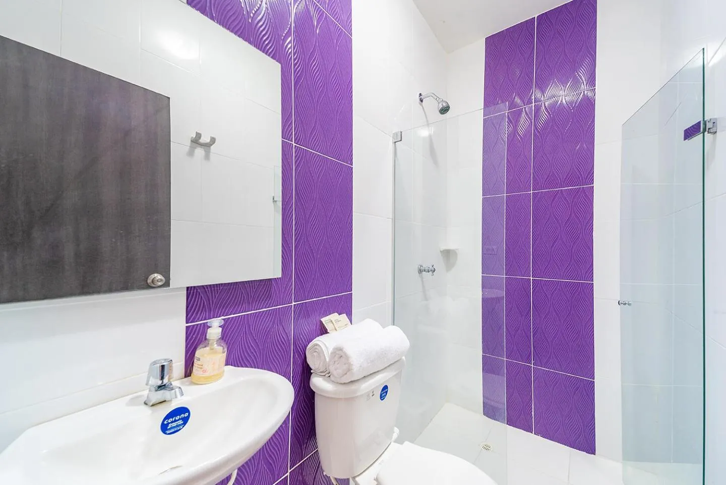 Shower in Hotel Mar di Plata