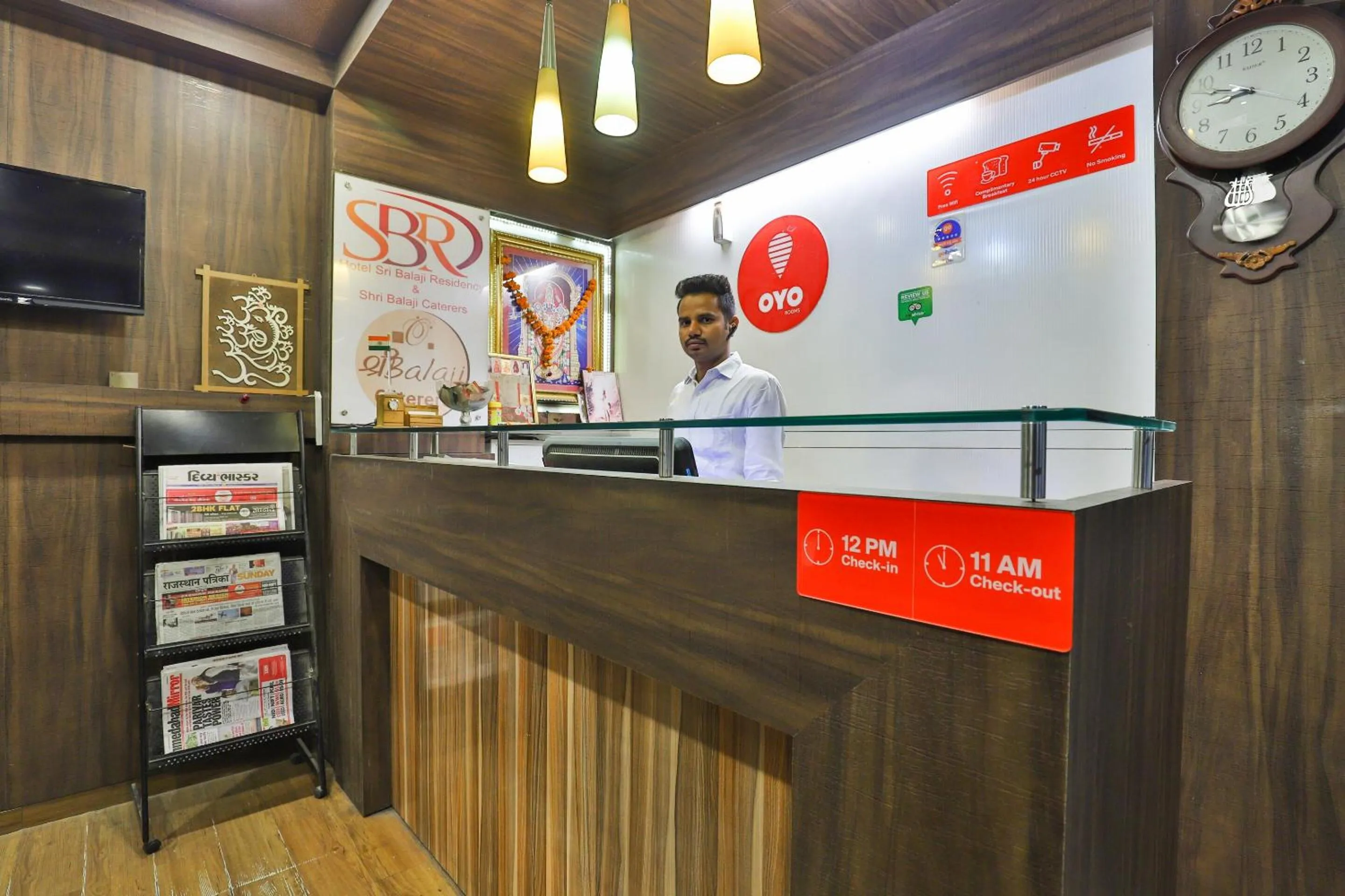 Lobby or reception in Hotel O Sri Balaji Residency