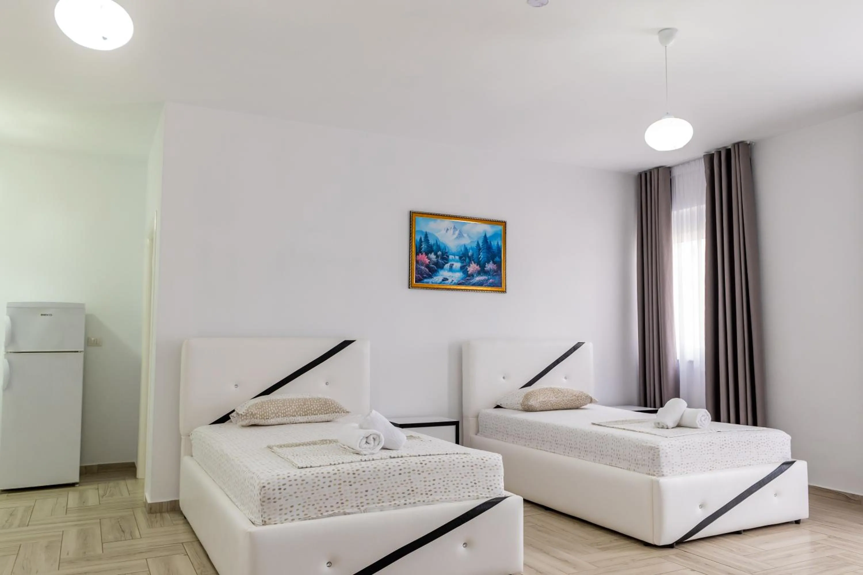 Living room, Bed in Hotel Artur2