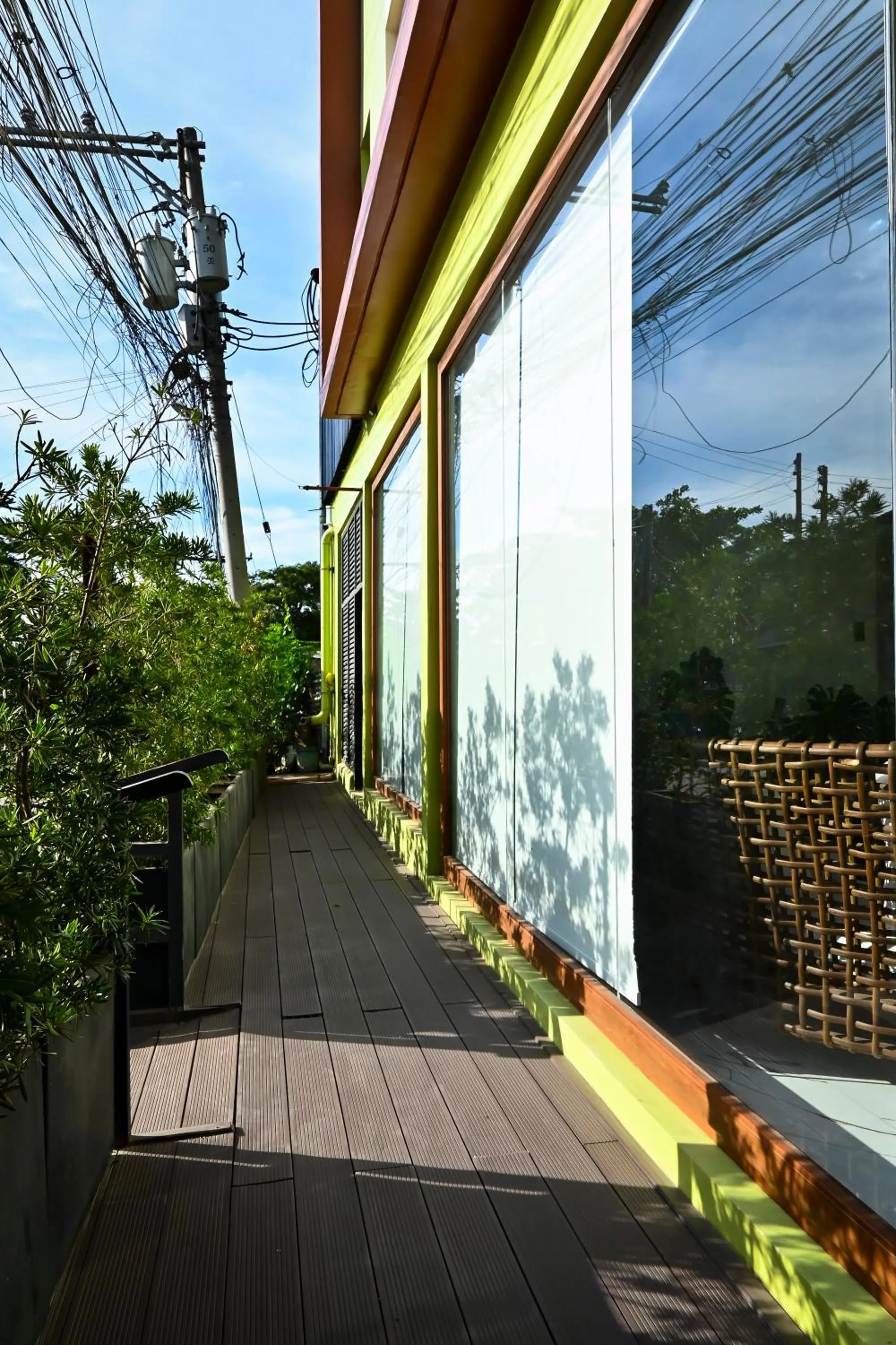 Property building in Summer