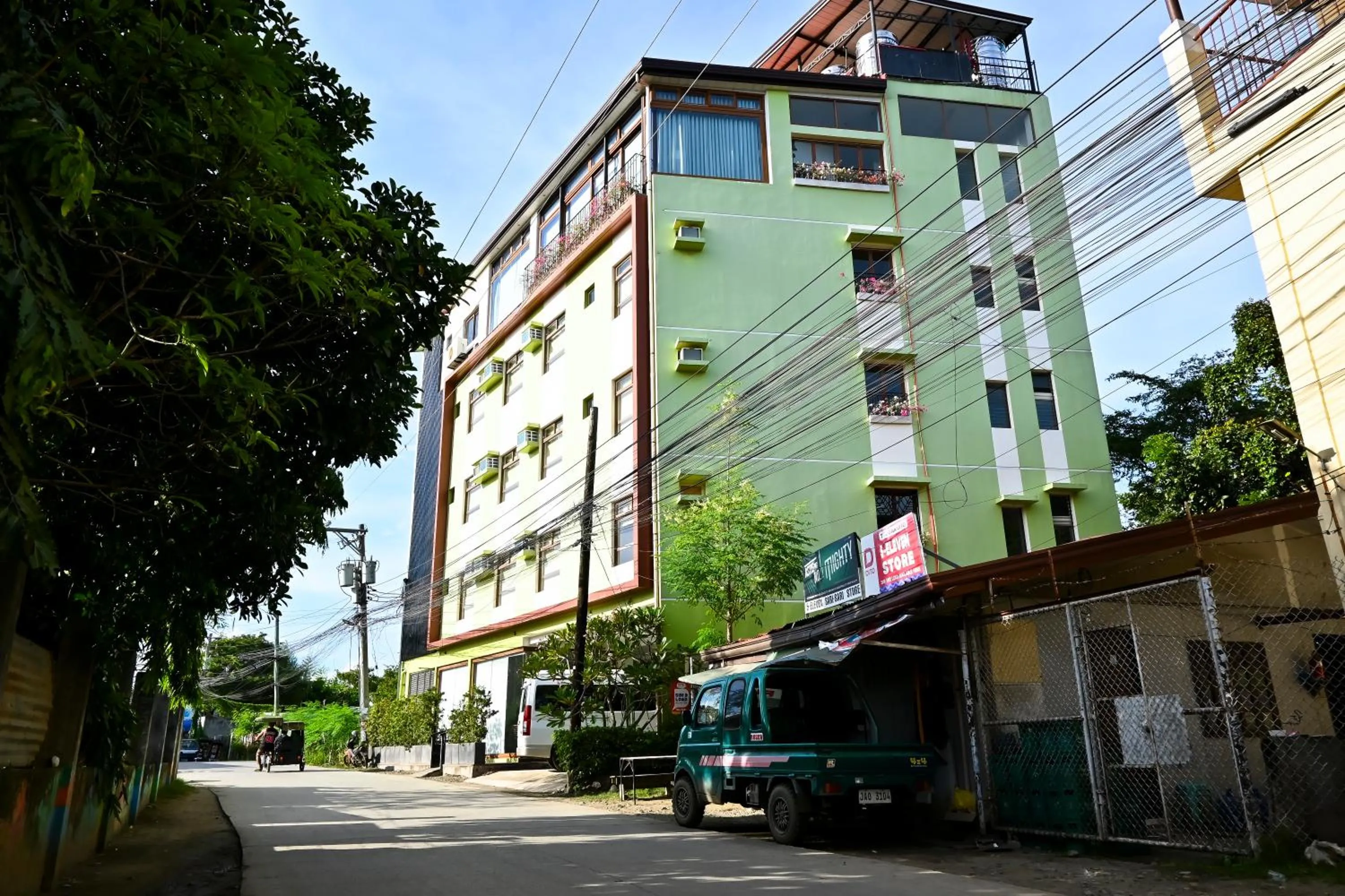 Property building in Summer