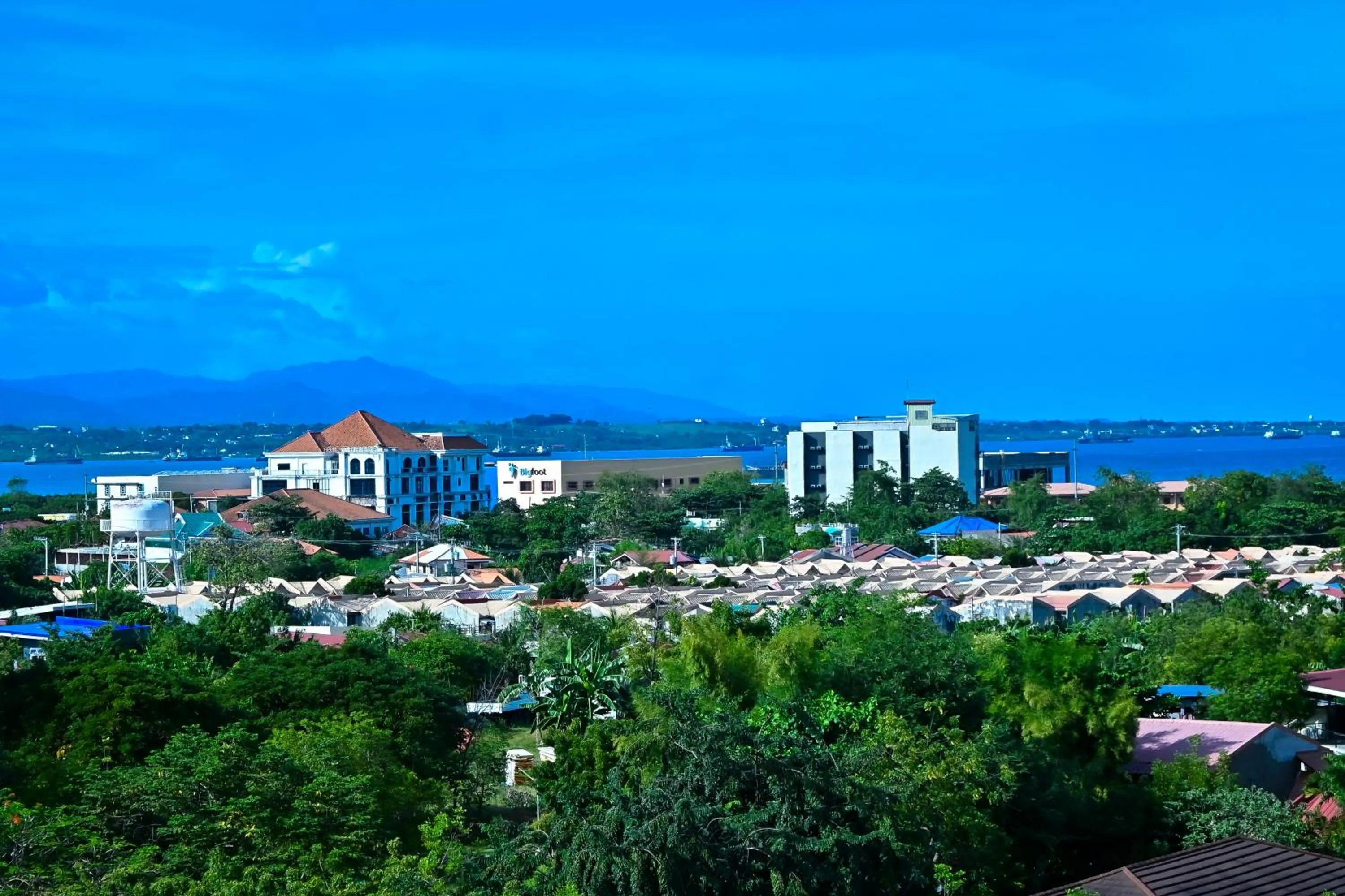 City view in Summer