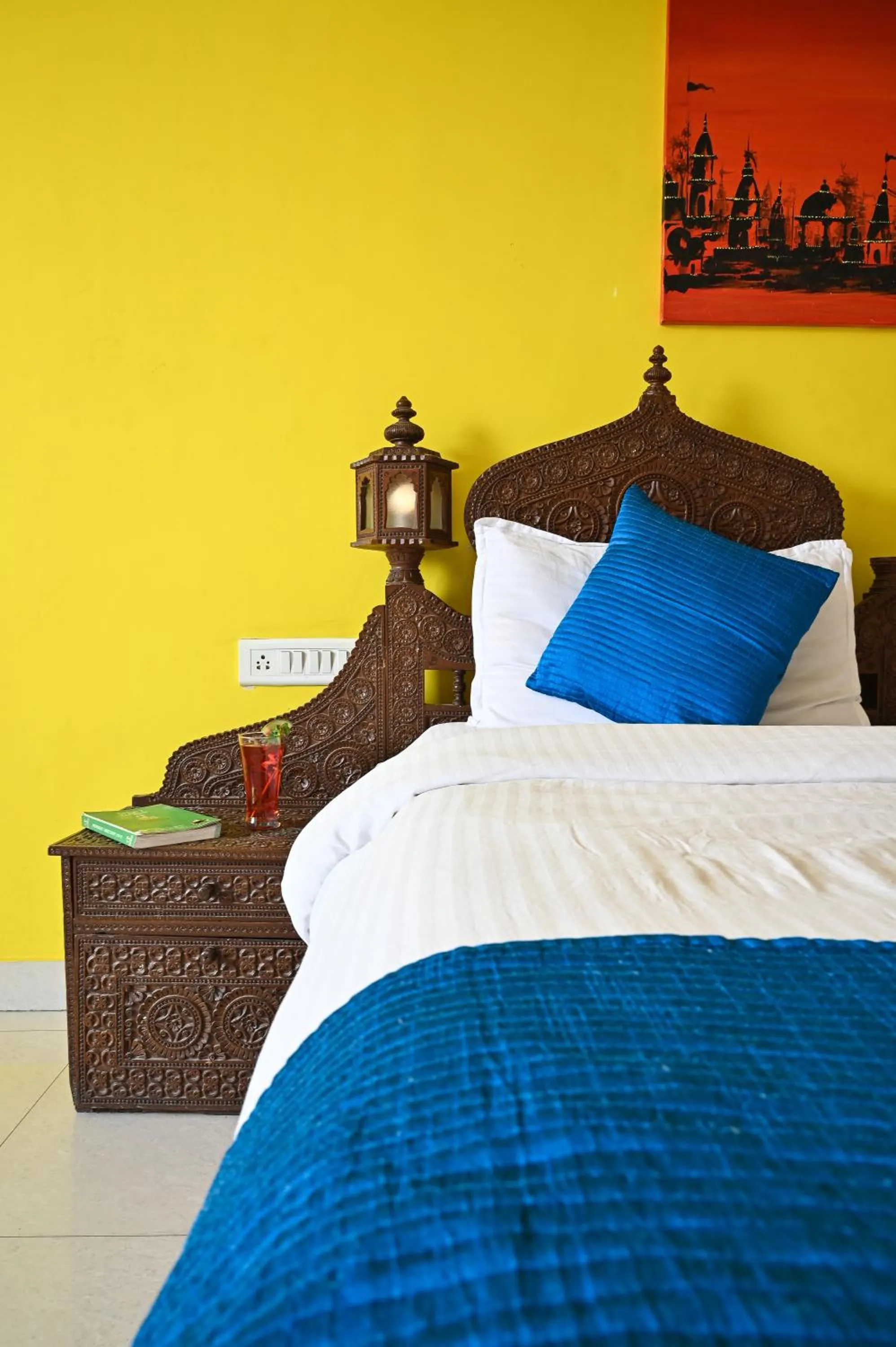 Bed in Hotel Dodas Palace