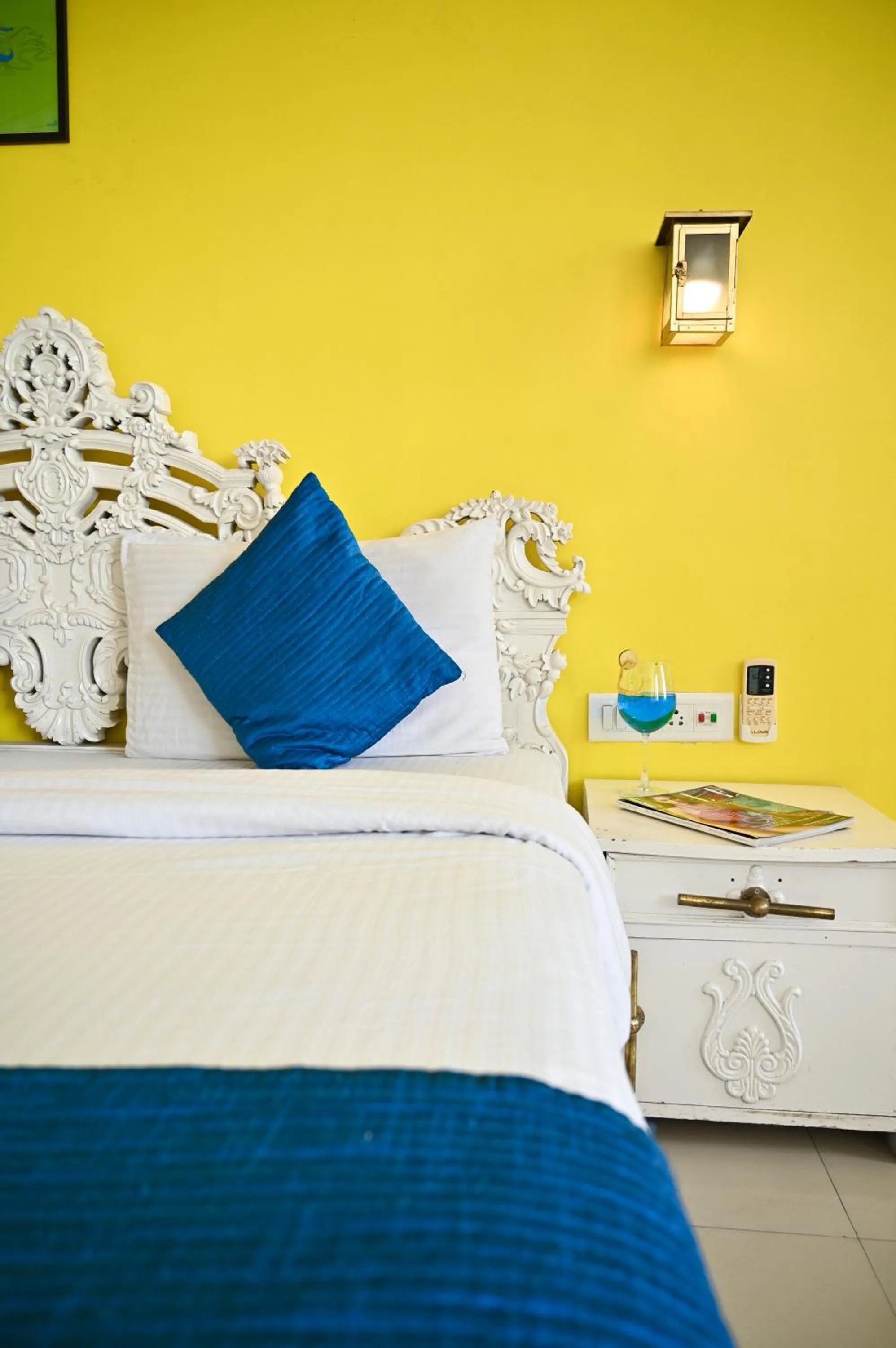 Bed in Hotel Dodas Palace