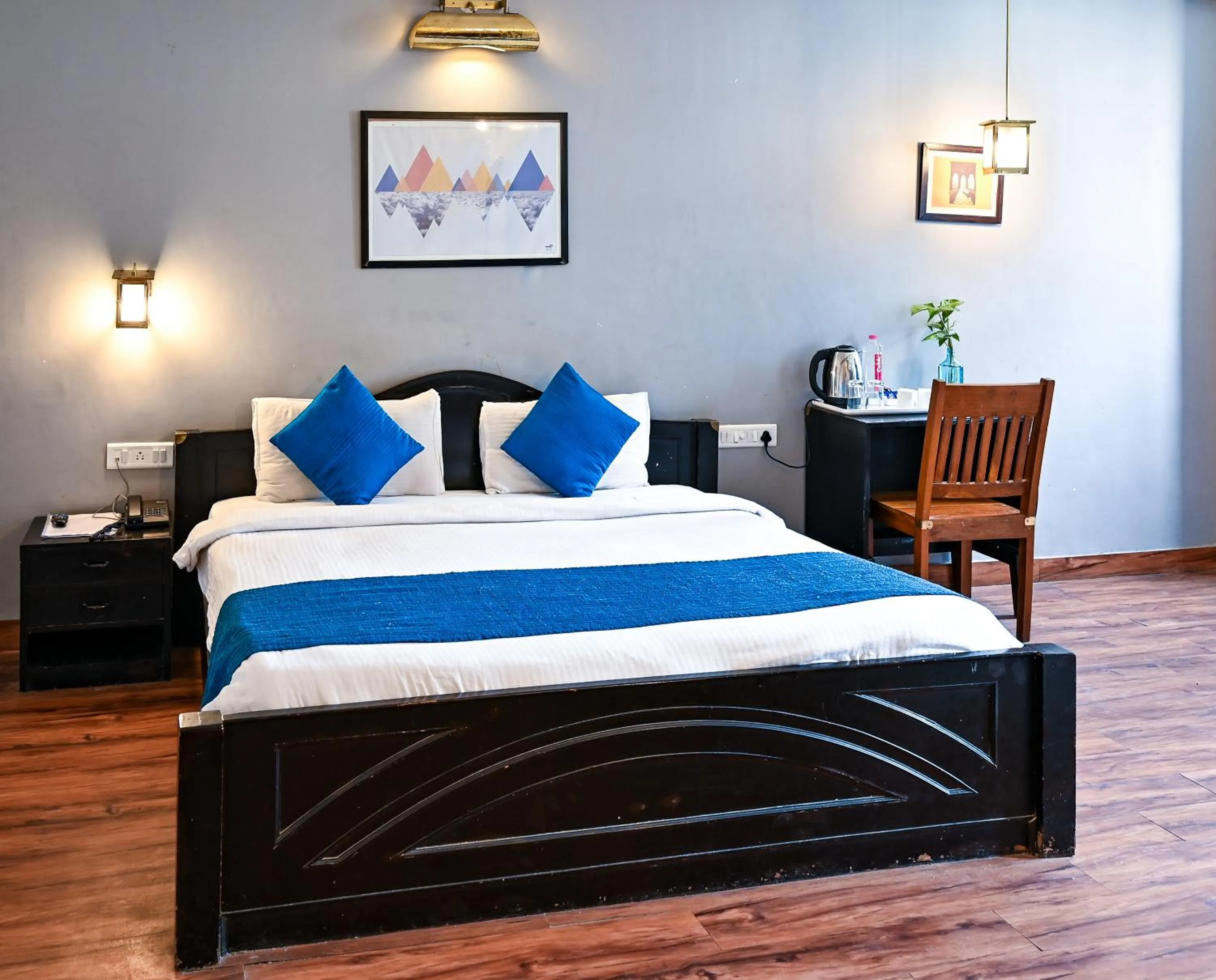 Bed in Hotel Dodas Palace