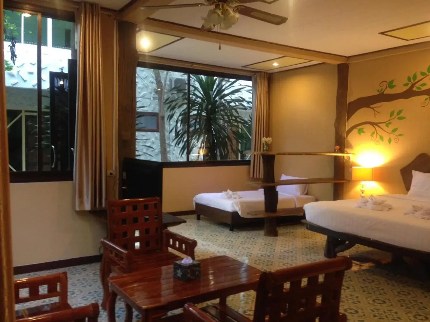 Bed in Rao Ga Khao Resort Bed in Rao Ga Khao Resort