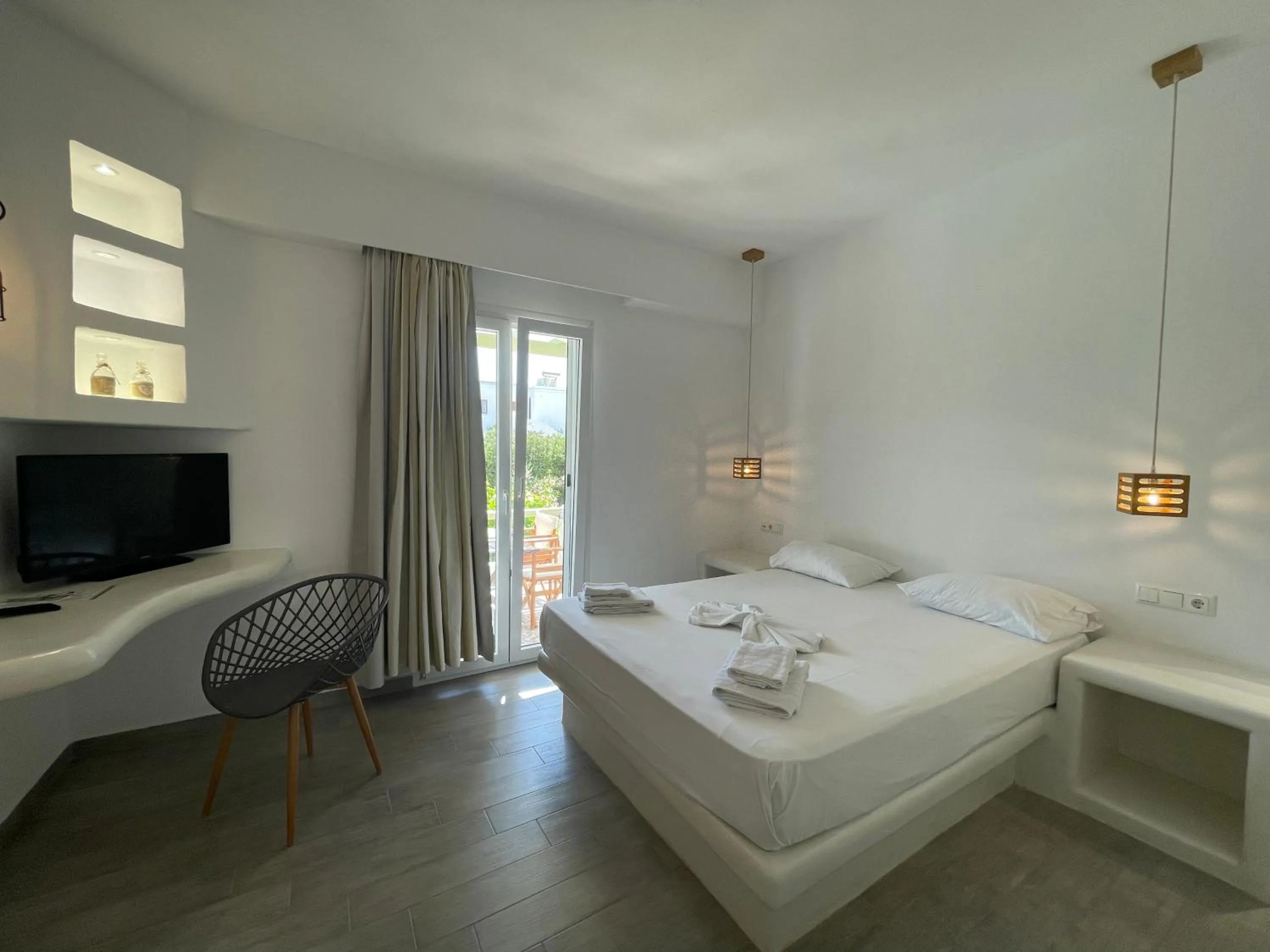 Bed in Villa veranda