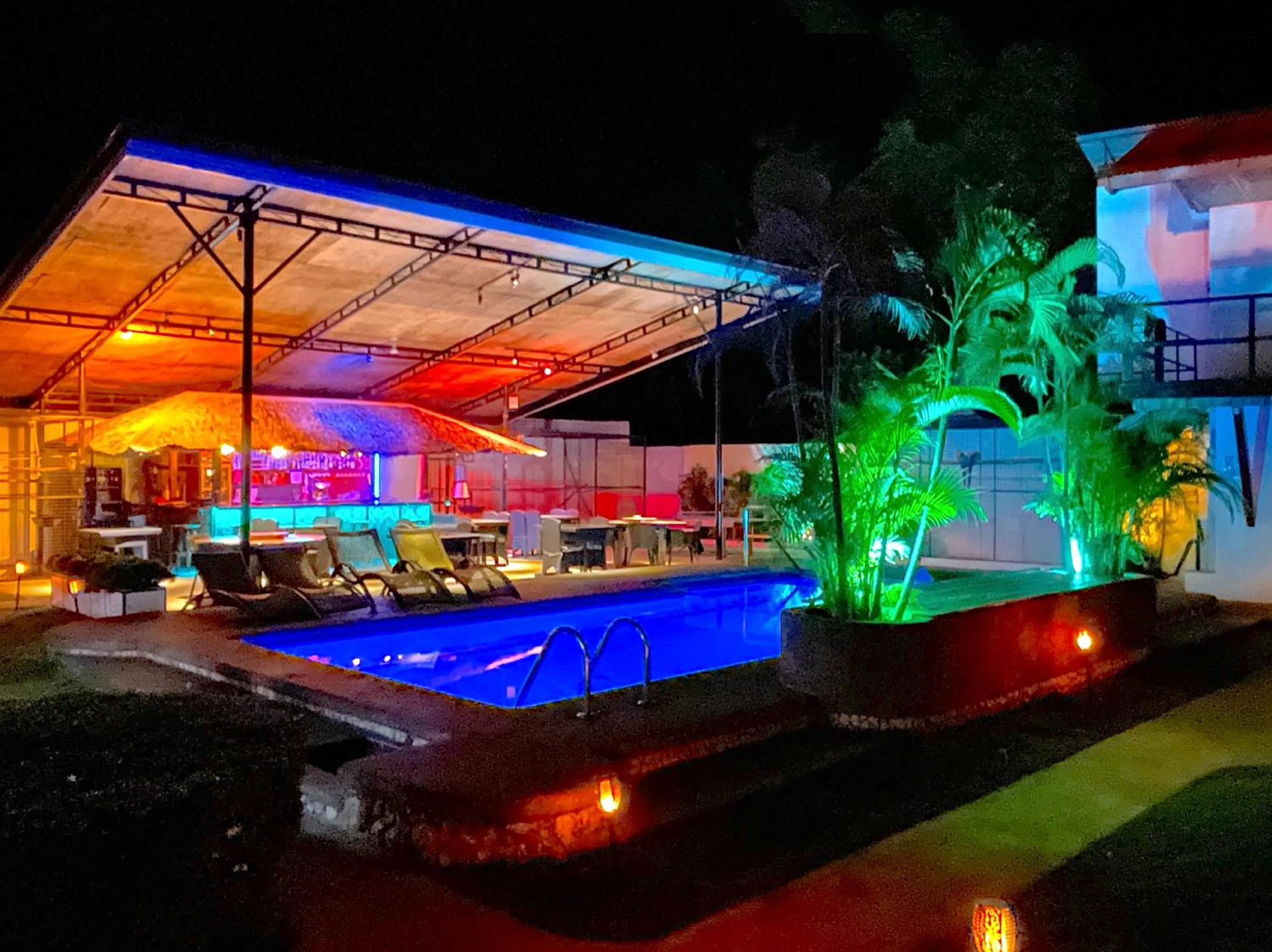 Night in Parrot Resort Moalboal