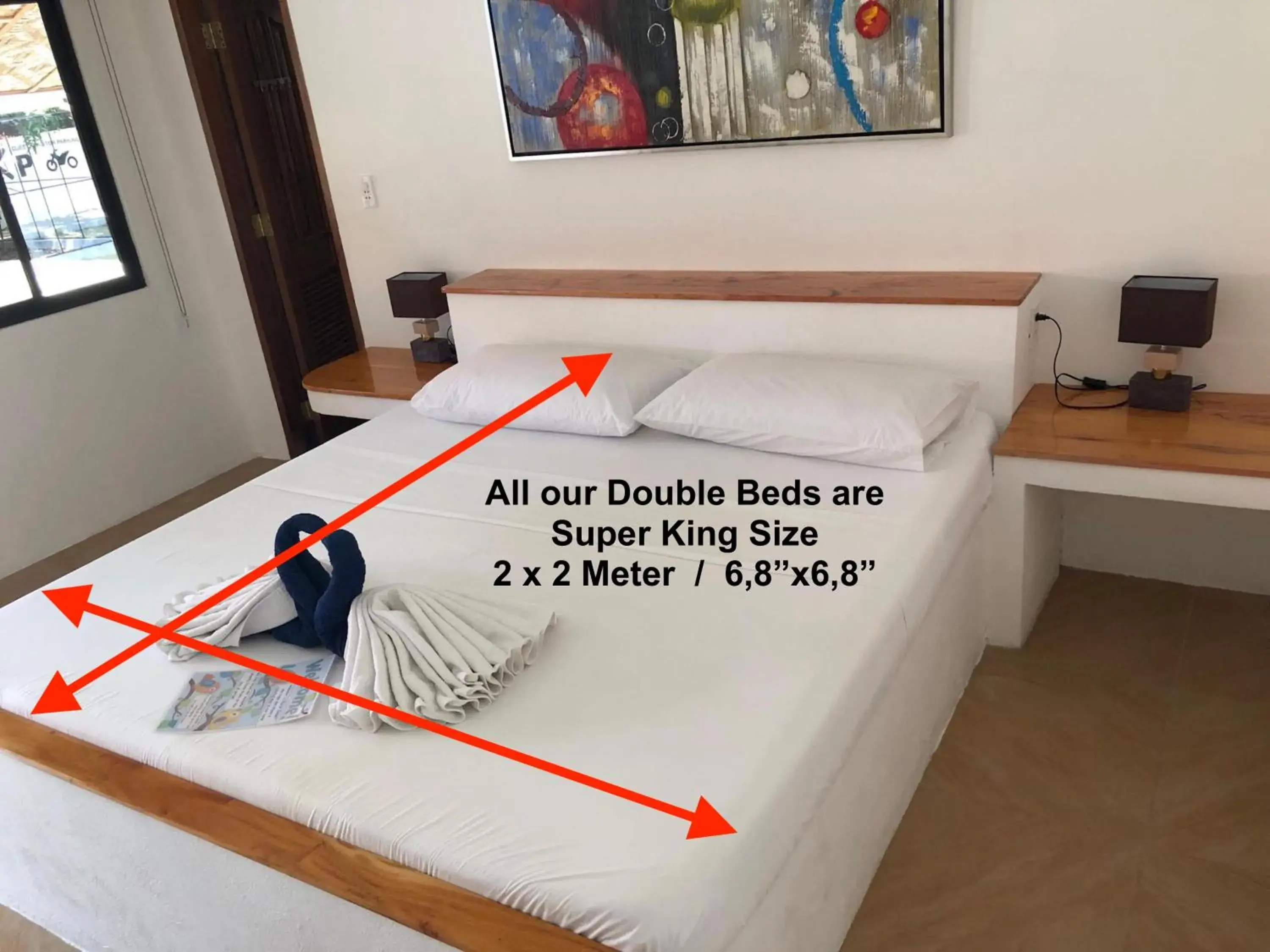 Bed in Parrot Resort Moalboal Bed in Parrot Resort Moalboal