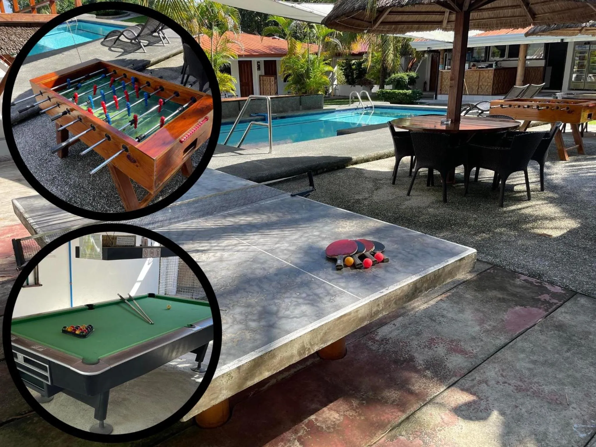 Billiard in Parrot Resort Moalboal