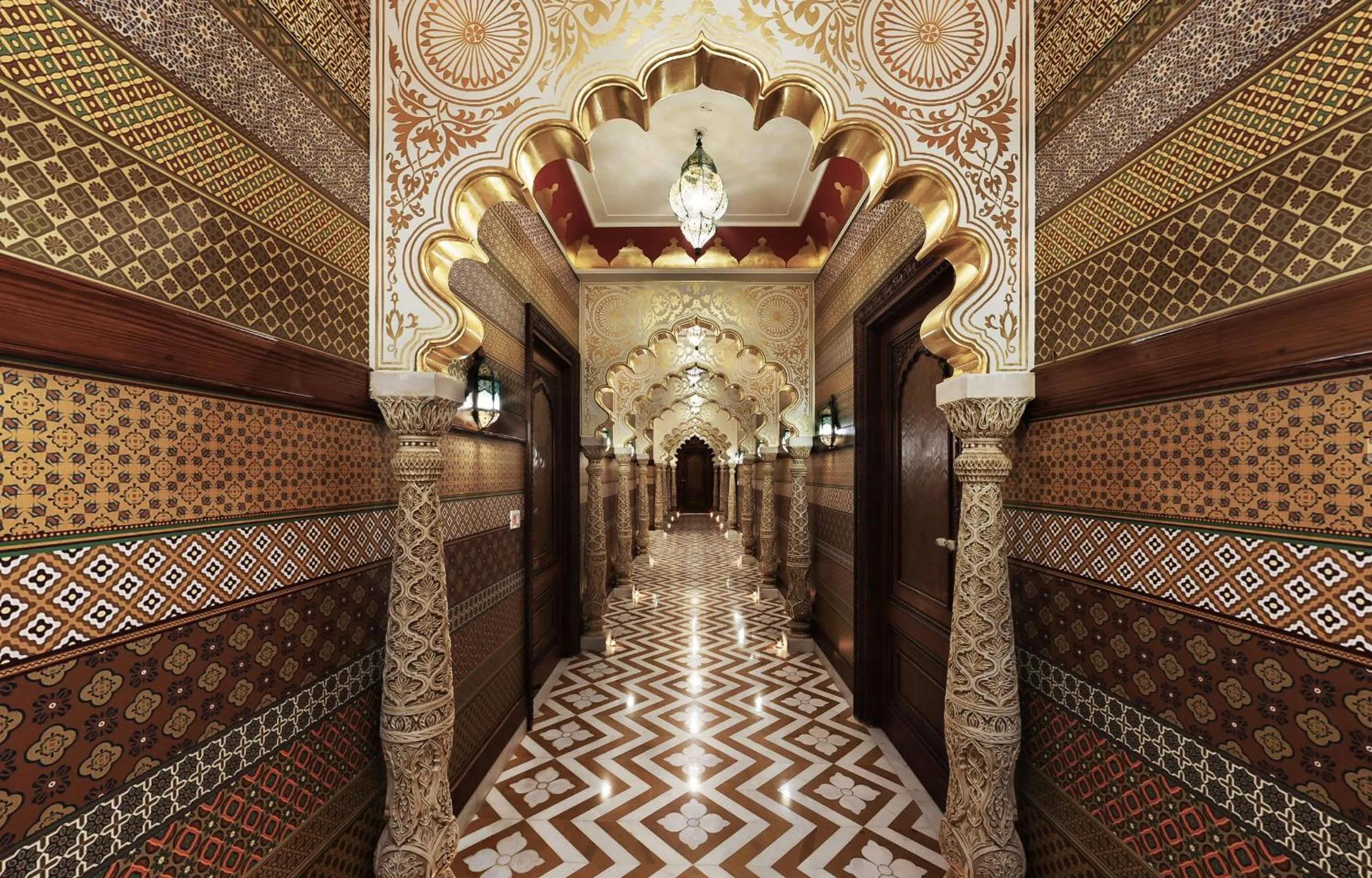 Decorative detail in Pearl Palace Heritage Boutique Hotel