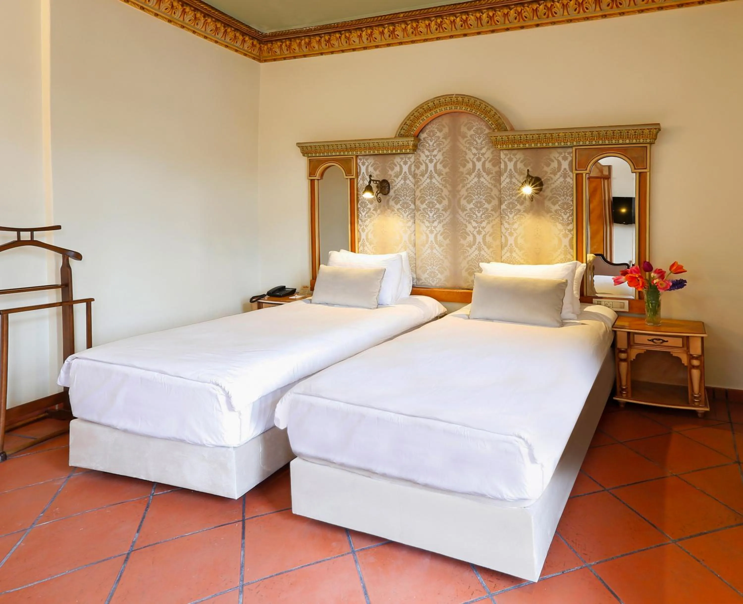 Bed in Sultanahmet Palace Hotel