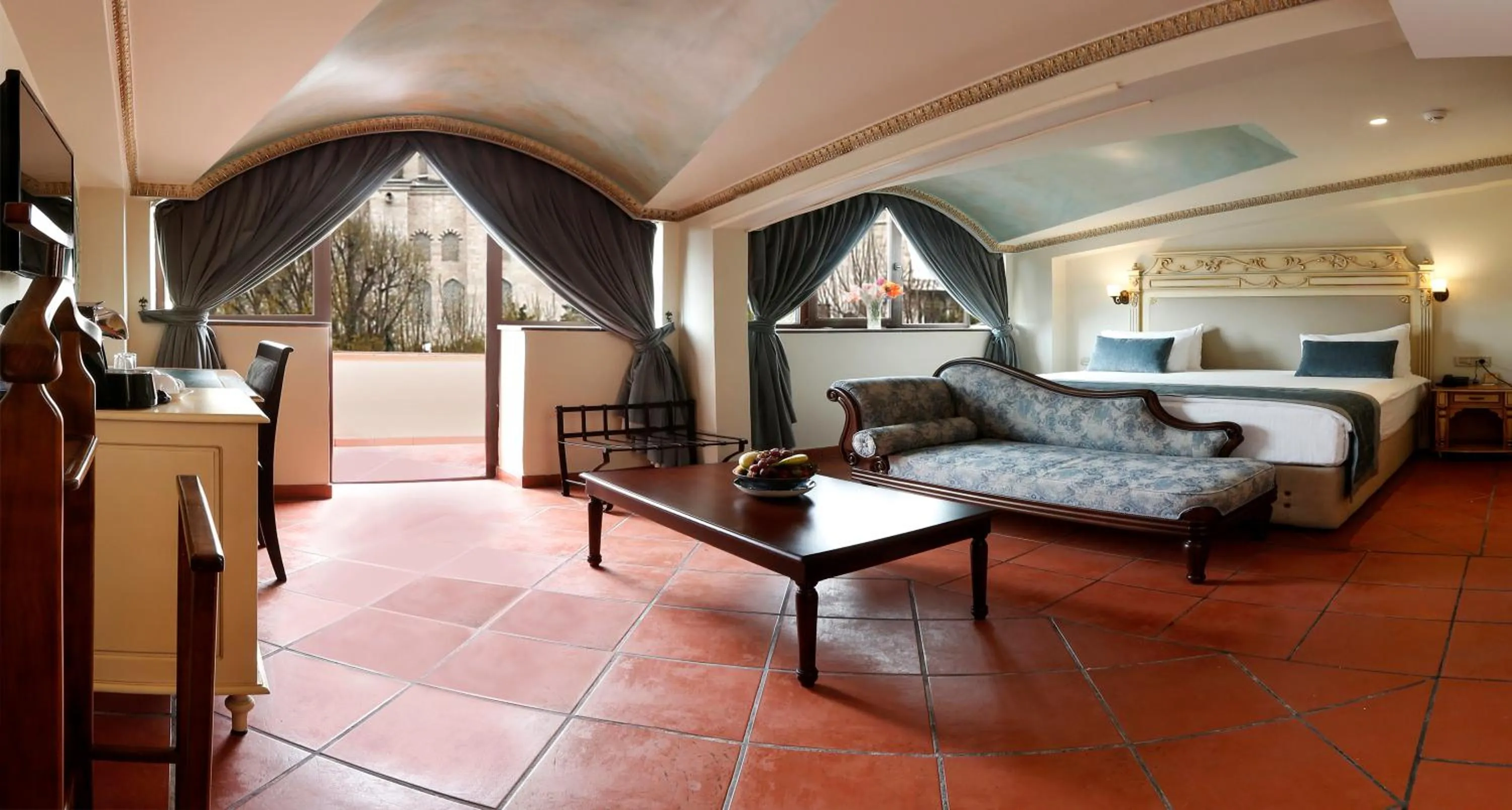 Seating area in Sultanahmet Palace Hotel