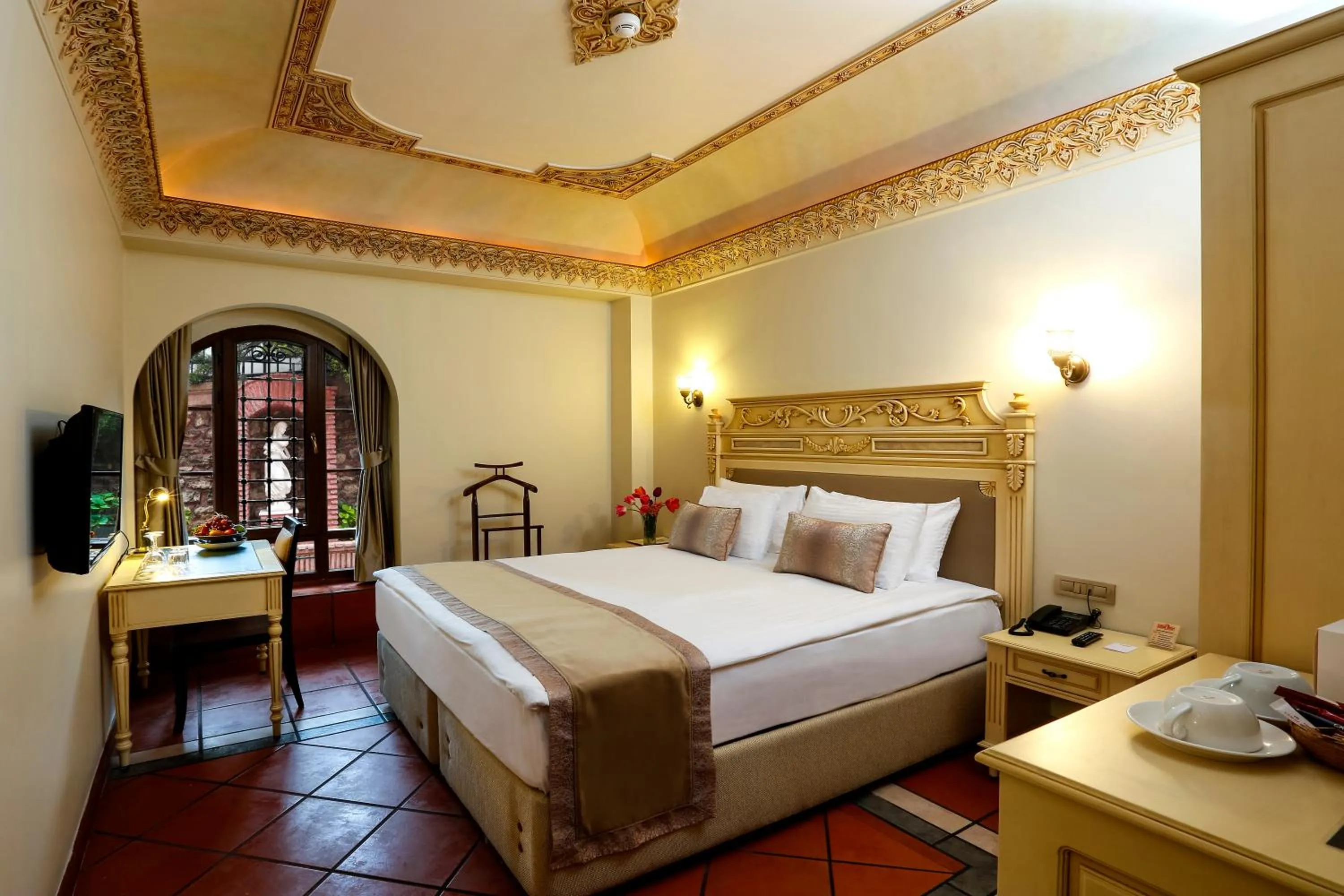 Bed in Sultanahmet Palace Hotel