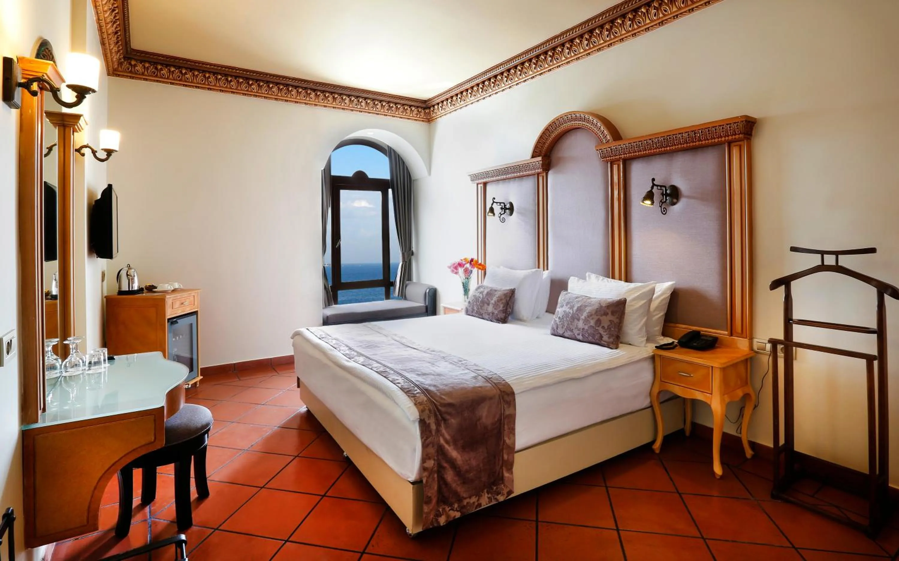 Bed in Sultanahmet Palace Hotel