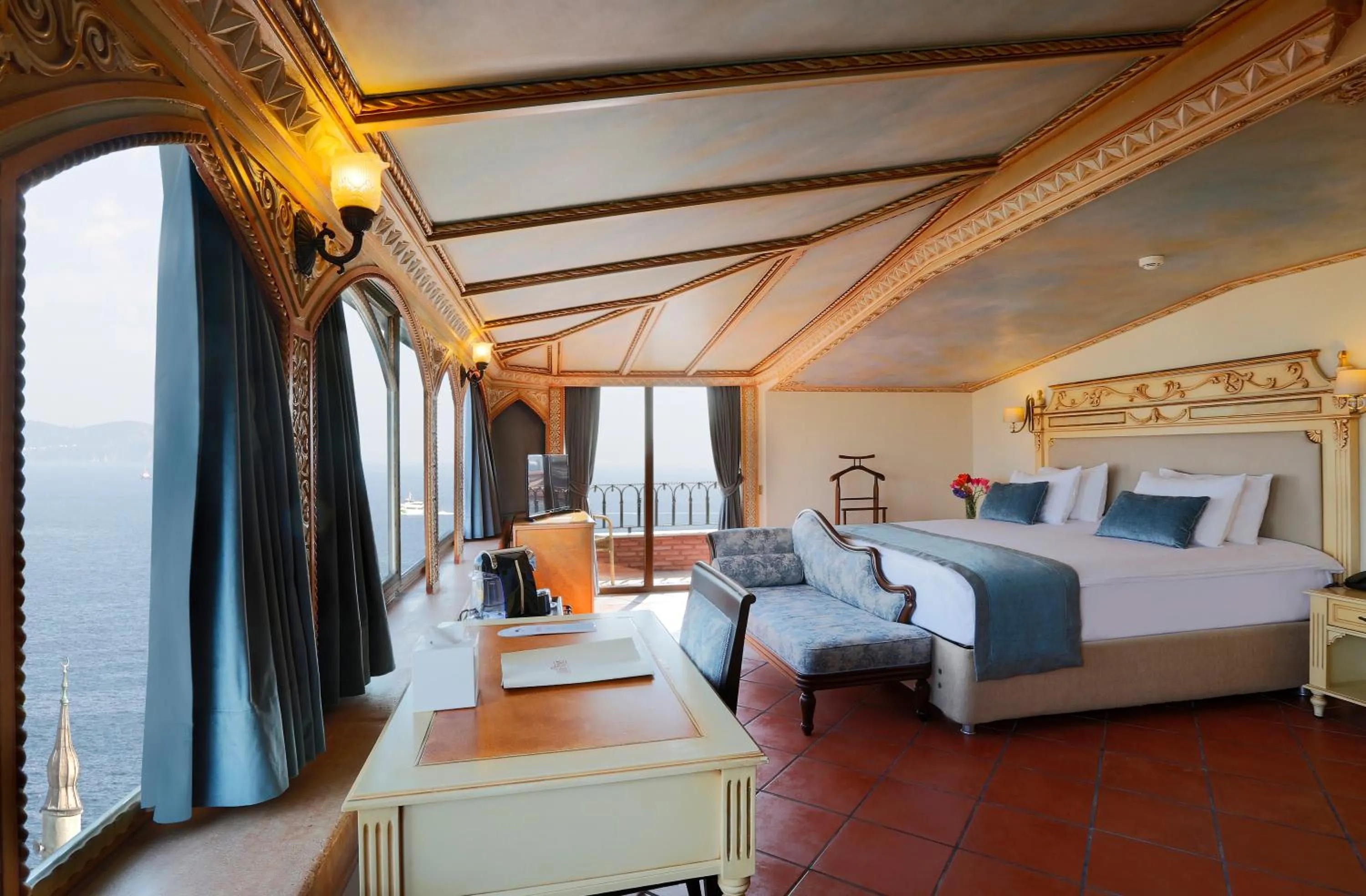 View (from property/room), Bed in Sultanahmet Palace Hotel