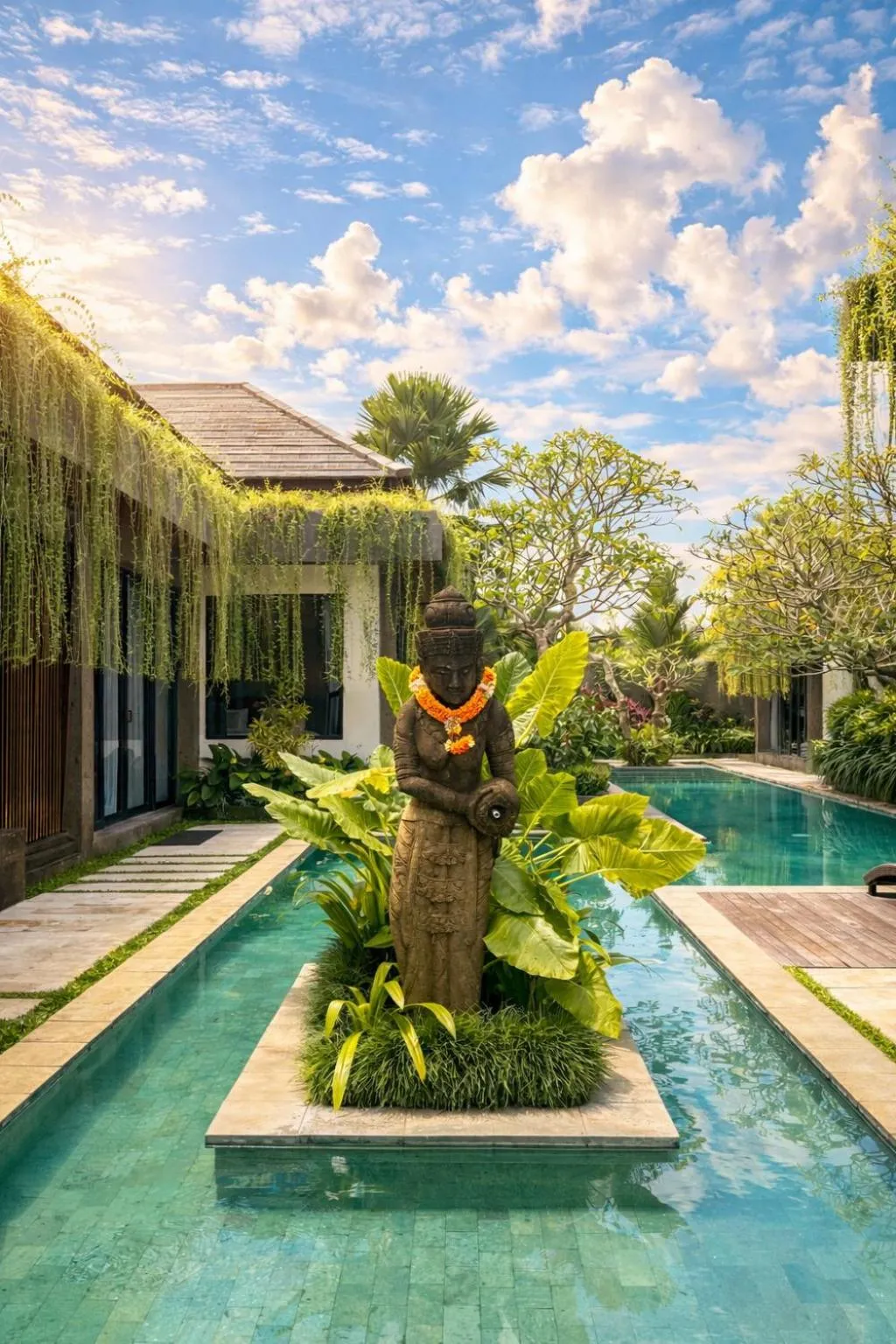 Pool view in Villa Mama 1 Ubud