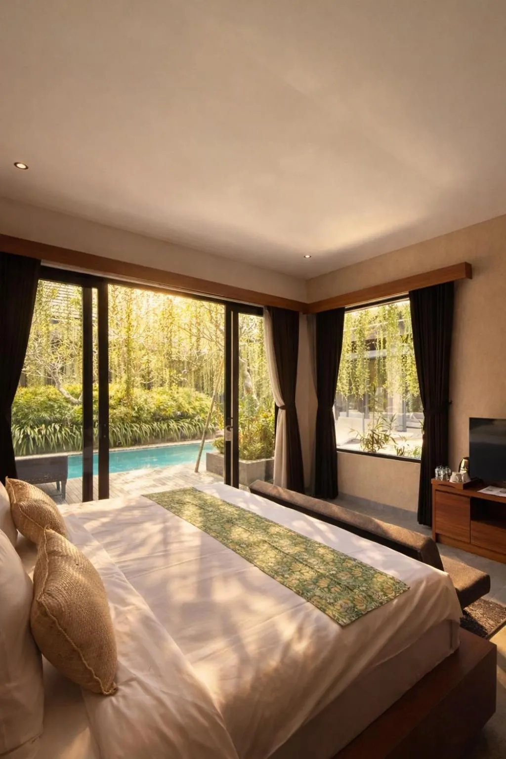 Bed in Villa Mama 1 Ubud
