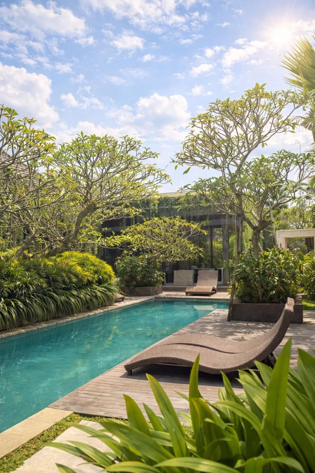 Pool view in Villa Mama 1 Ubud