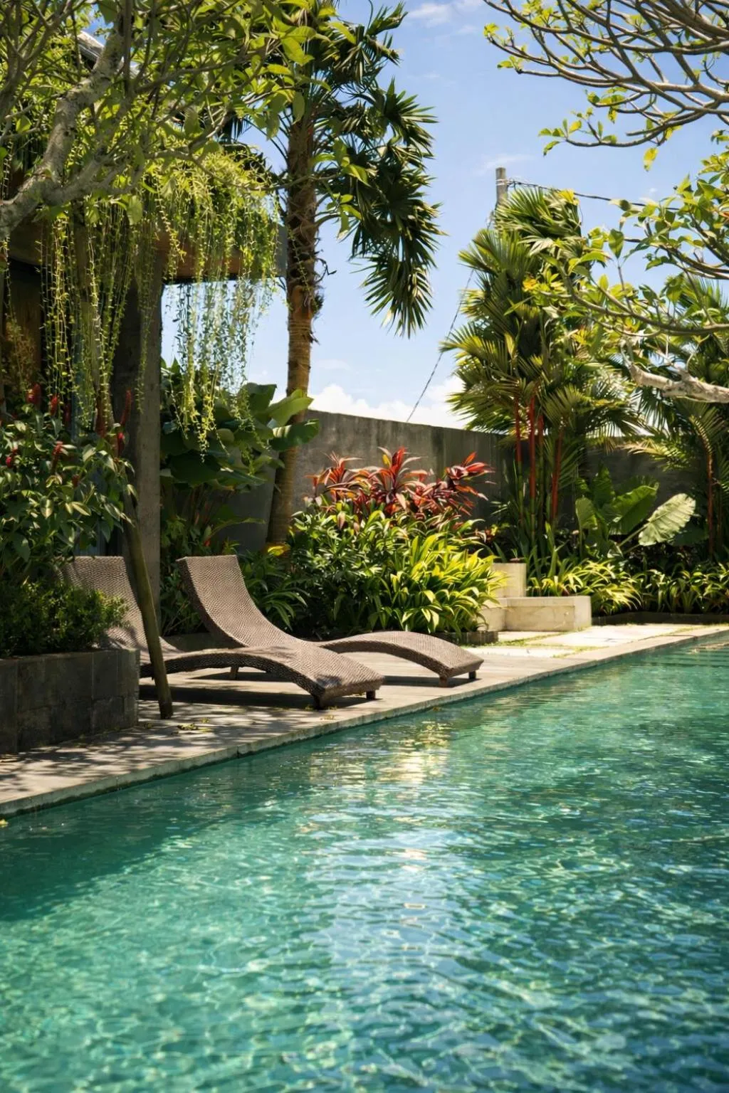 Pool view in Villa Mama 1 Ubud