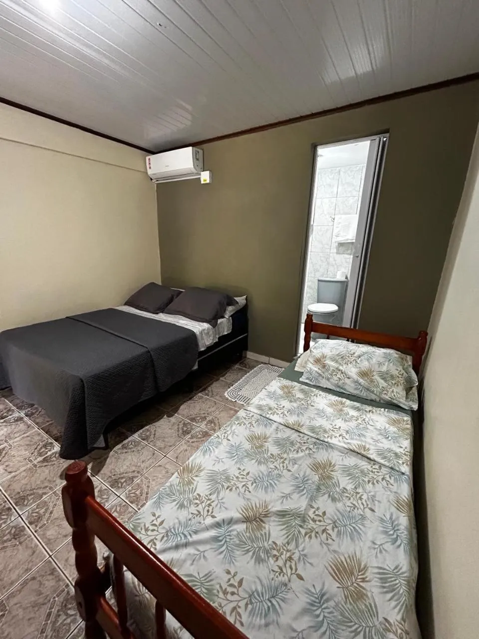 Bed in Pousada Toca da Ilha