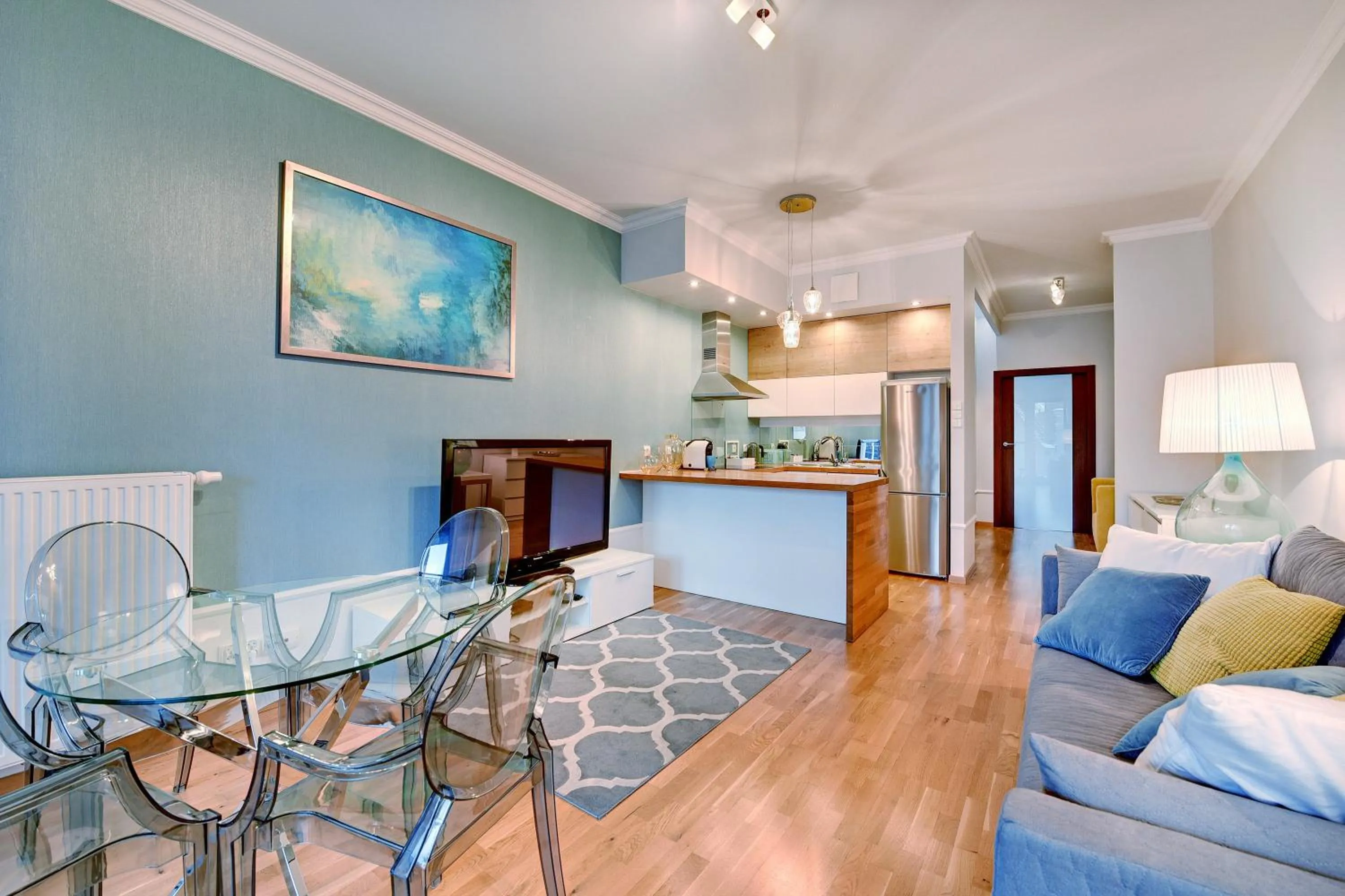 Living room in Old Town by Welcome Apartment