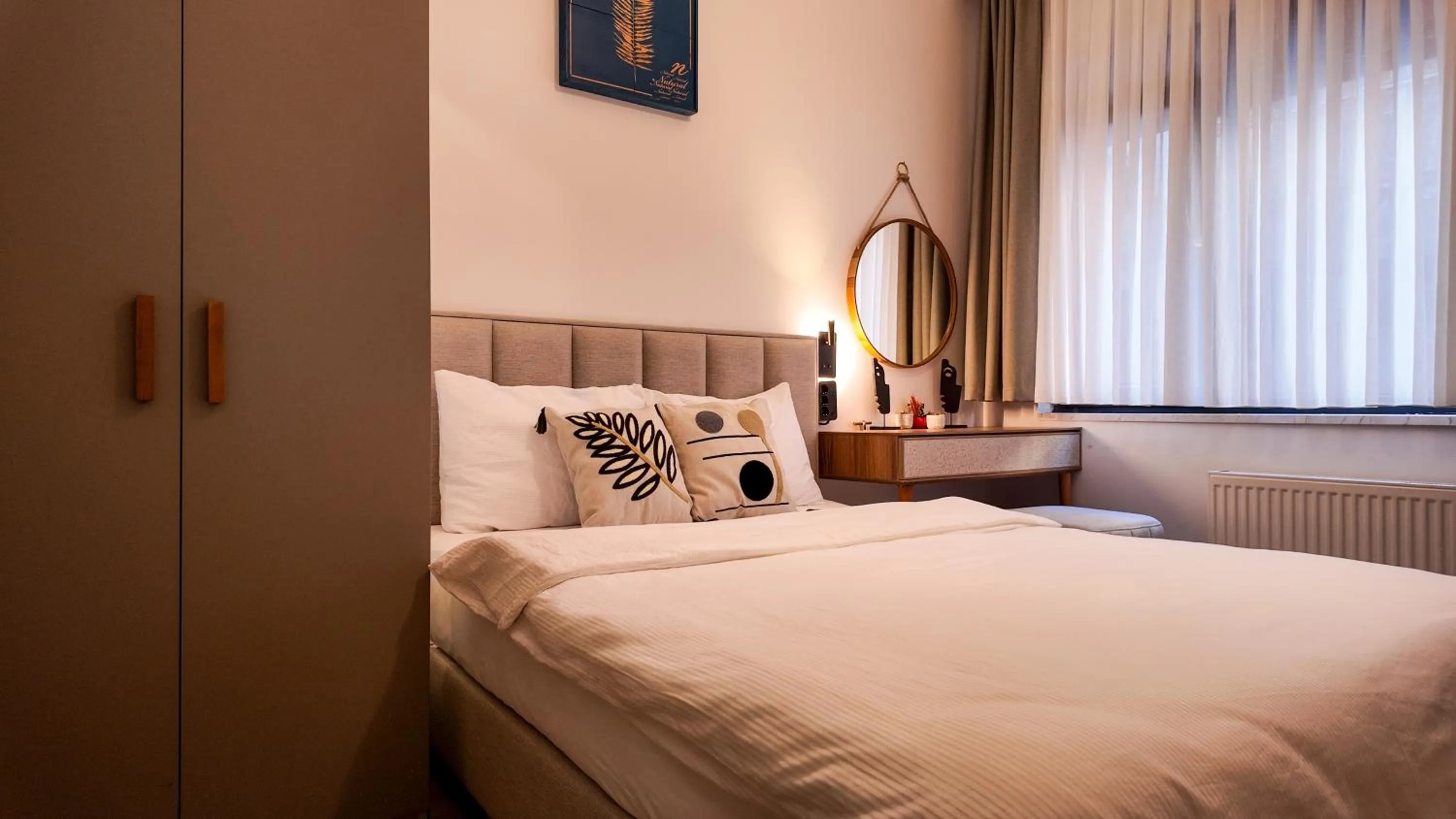 Bed in Agion Living Taksim Cihangir
