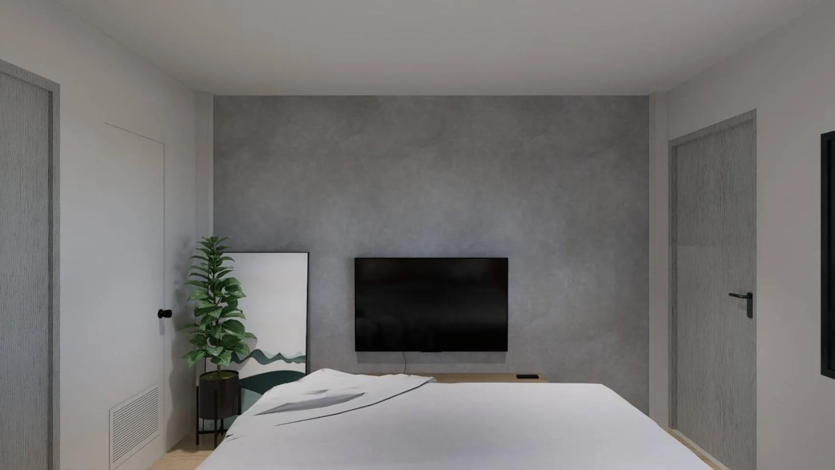 Communal lounge/ TV room, Bed in Ko Lanta Hotels and Working Space