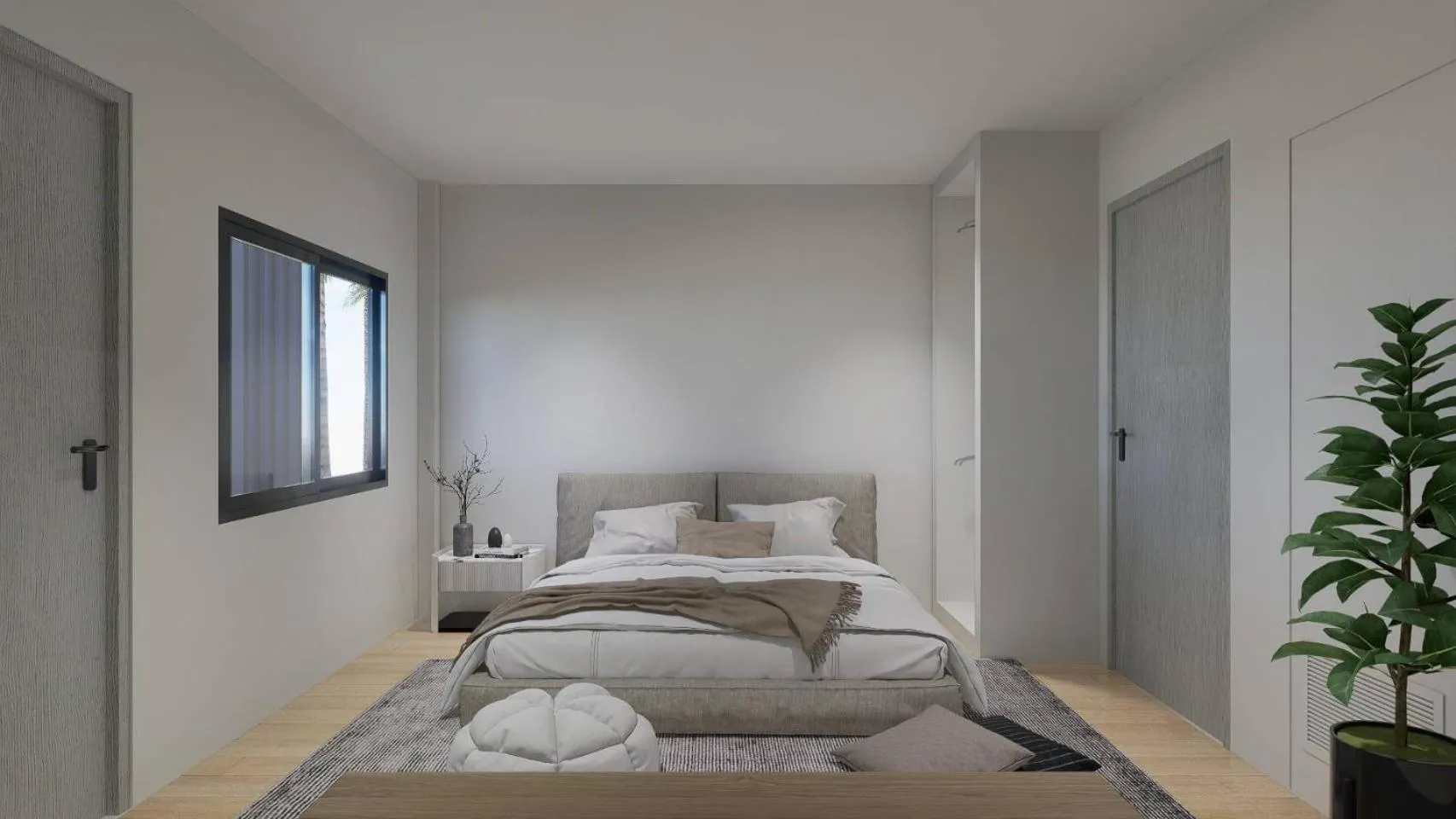 Bed in Ko Lanta Hotels and Working Space