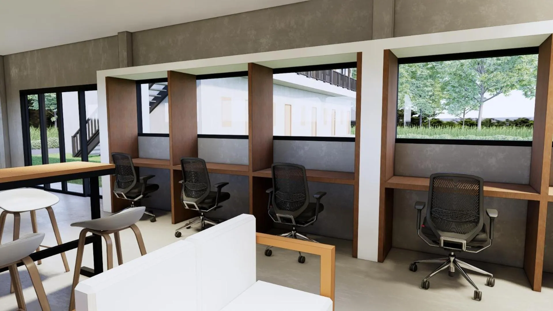 Seating area in Ko Lanta Hotels and Working Space