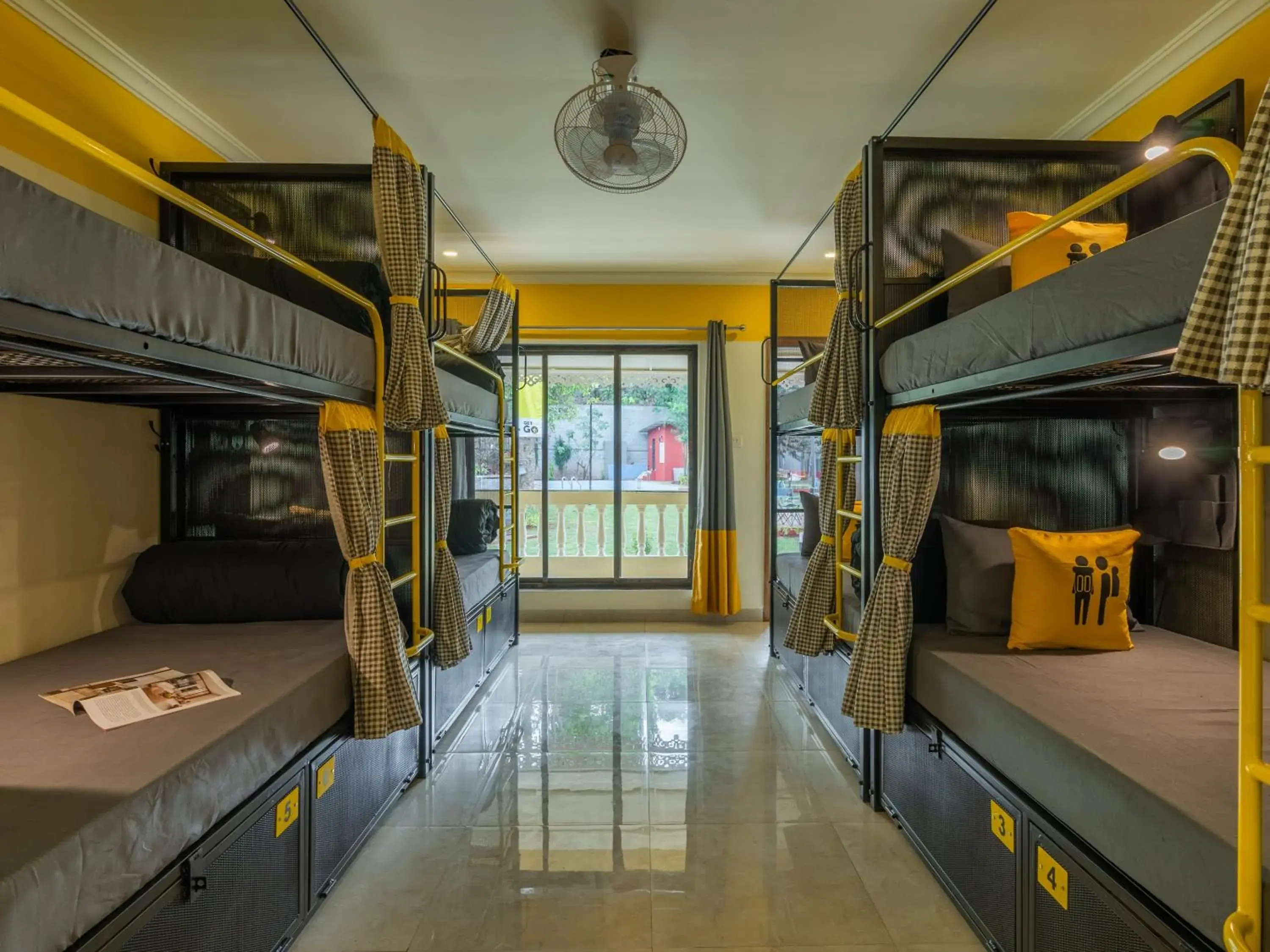 Bed in 8 Bed Mixed Dormitory with Patio and Garden View in The Hosteller Lonavala, City Centre Bed in 8 Bed Mixed Dormitory with Patio and Garden View in The Hosteller Lonavala, City Centre