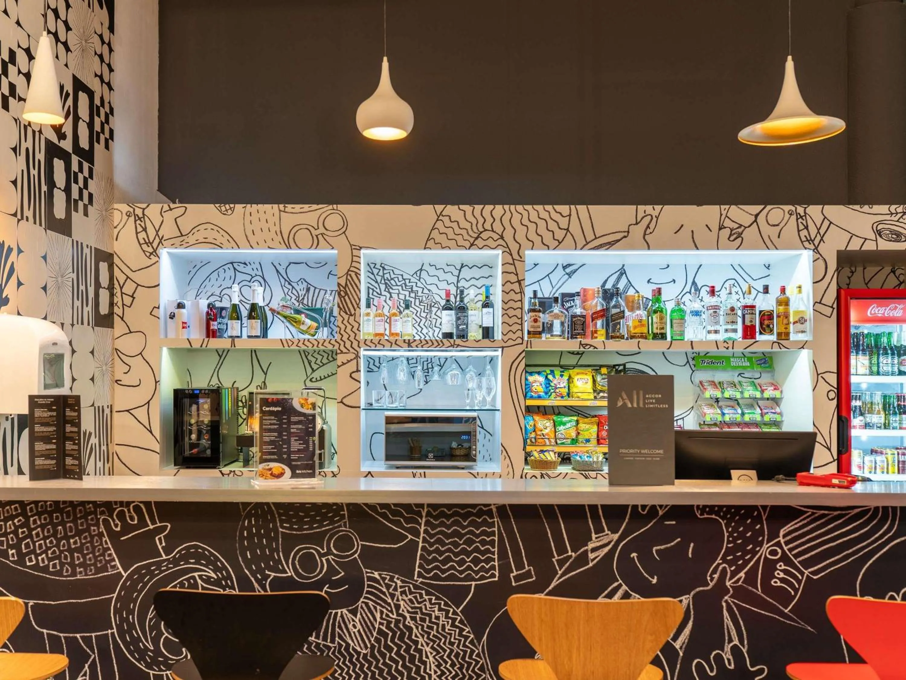 Lounge or bar in ibis Paulinia