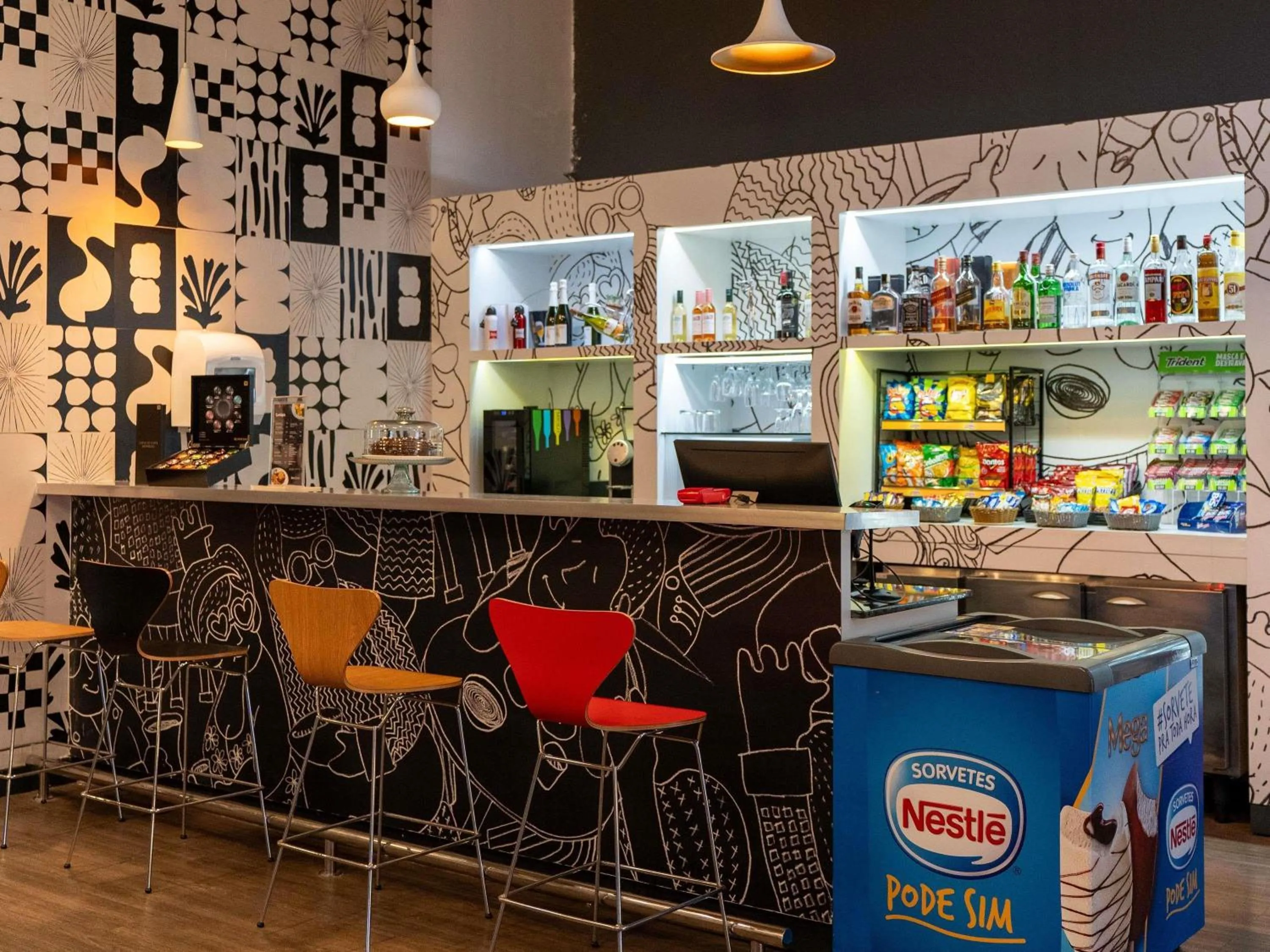 Lounge or bar in ibis Paulinia