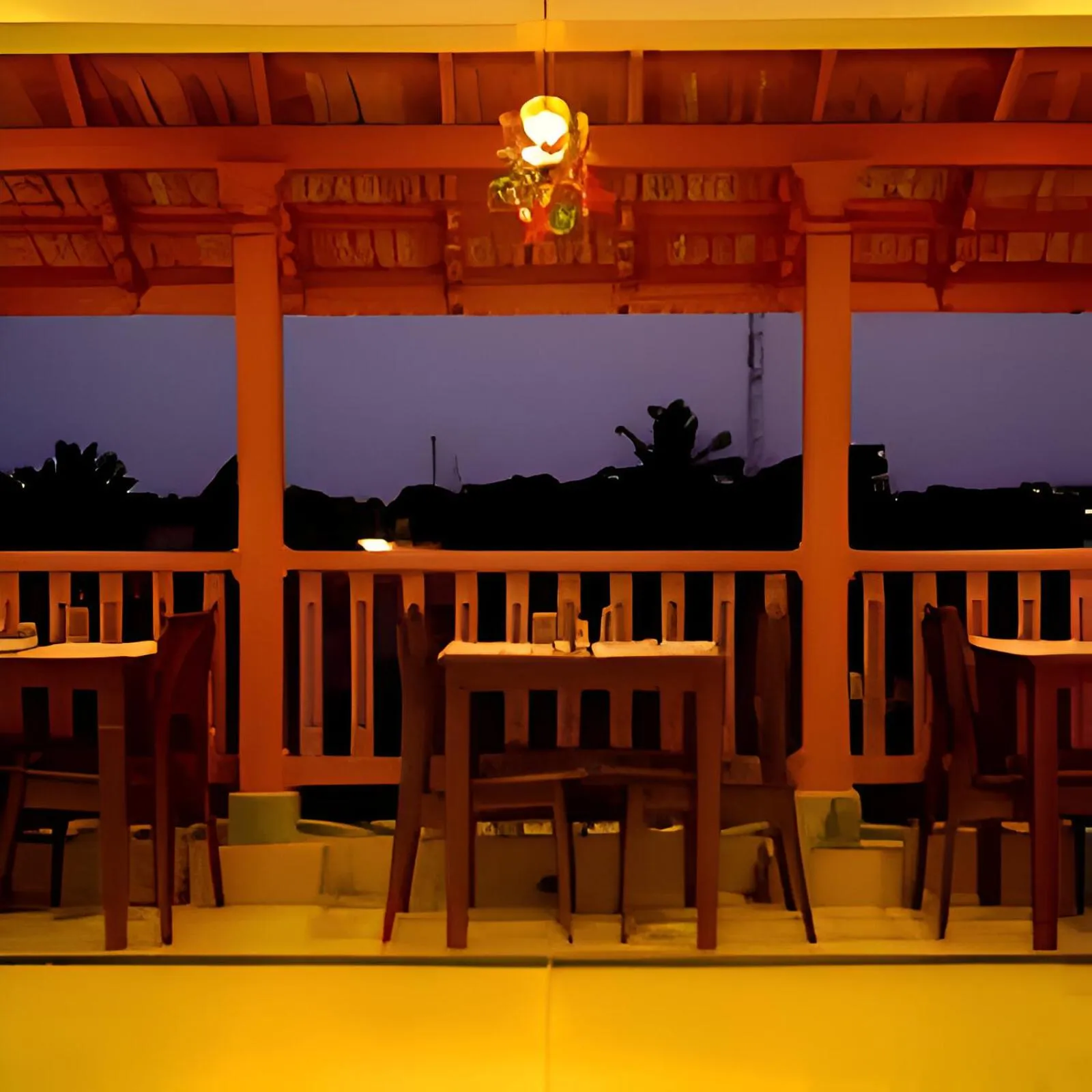 Dining area in Le Holiday Inn
