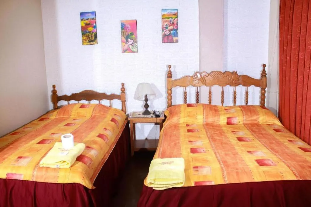 Bed in Hotel Virgen del Carmen - Huaraz