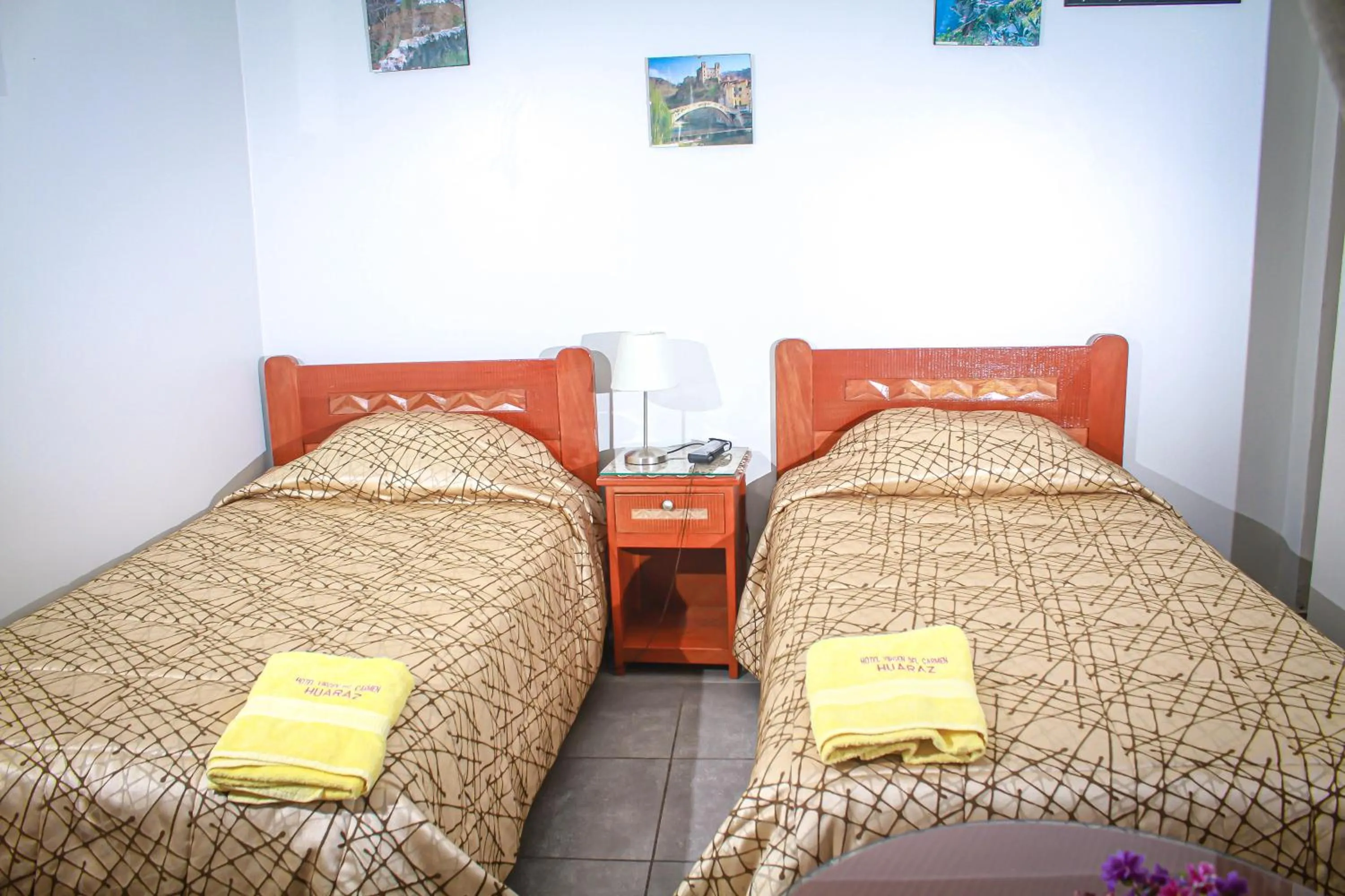 Bed in Hotel Virgen del Carmen - Huaraz